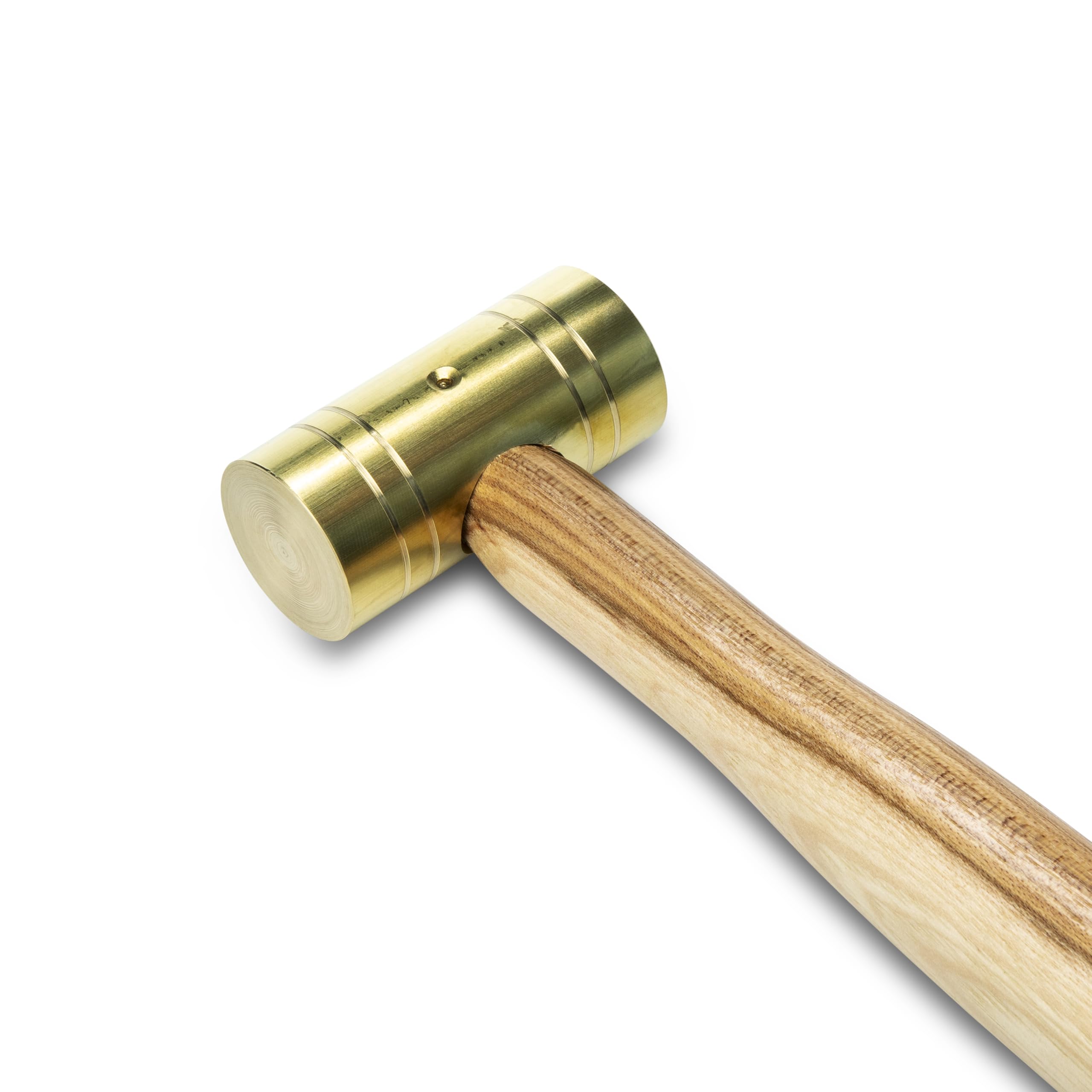 gearwrench-81-111g-1-lb-brass-hammer-with-hickory-handle-usa-made image 2