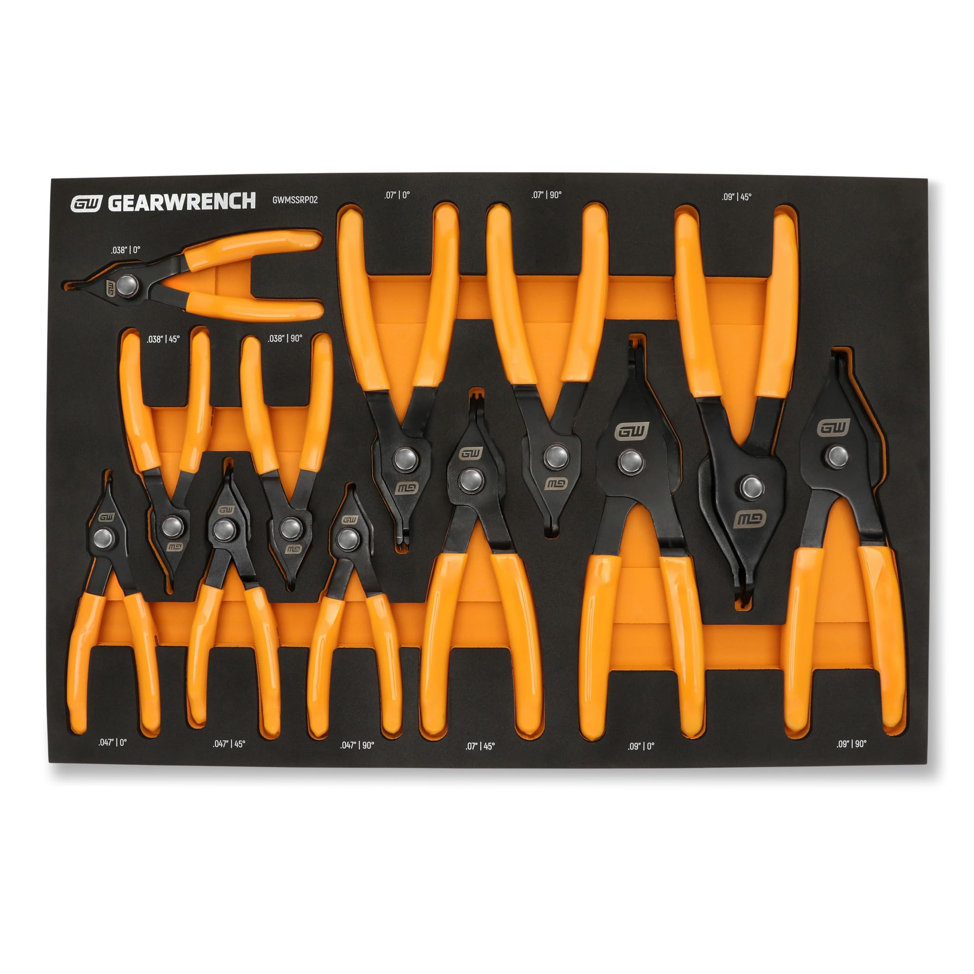 gearwrench-gwmssrp02-12-piece-convertible-push-button-snap-ring-pliers-set-with- image 1