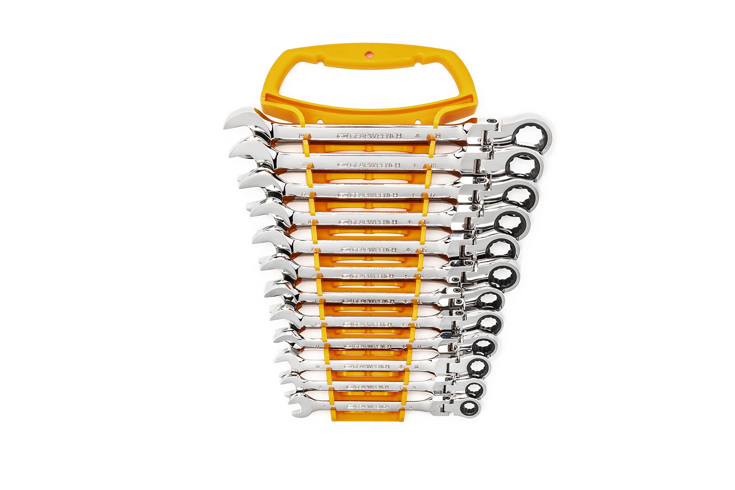gearwrench-9902d-16-pc-ratcheting-flex-combination-wrench-set-metric-full-polish image 4