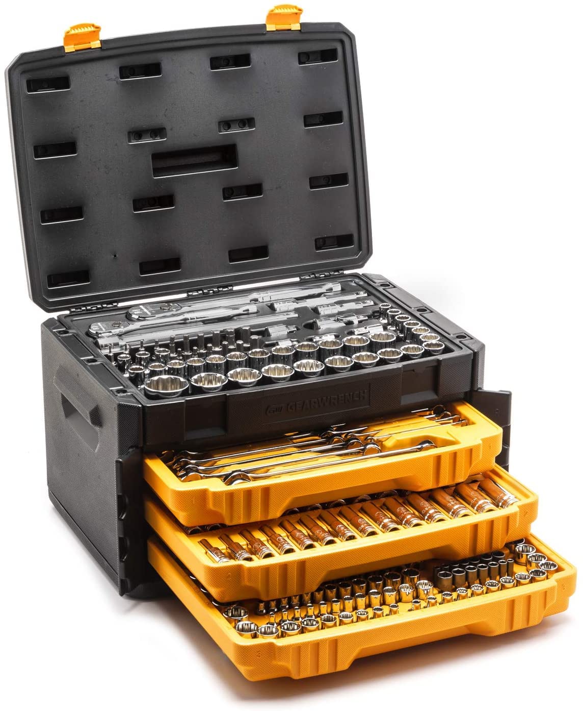 gearwrench-80972-243-pc-12-pt-mechanics-tool-set-with-90-tooth-ratchets-in-3-dra image 5