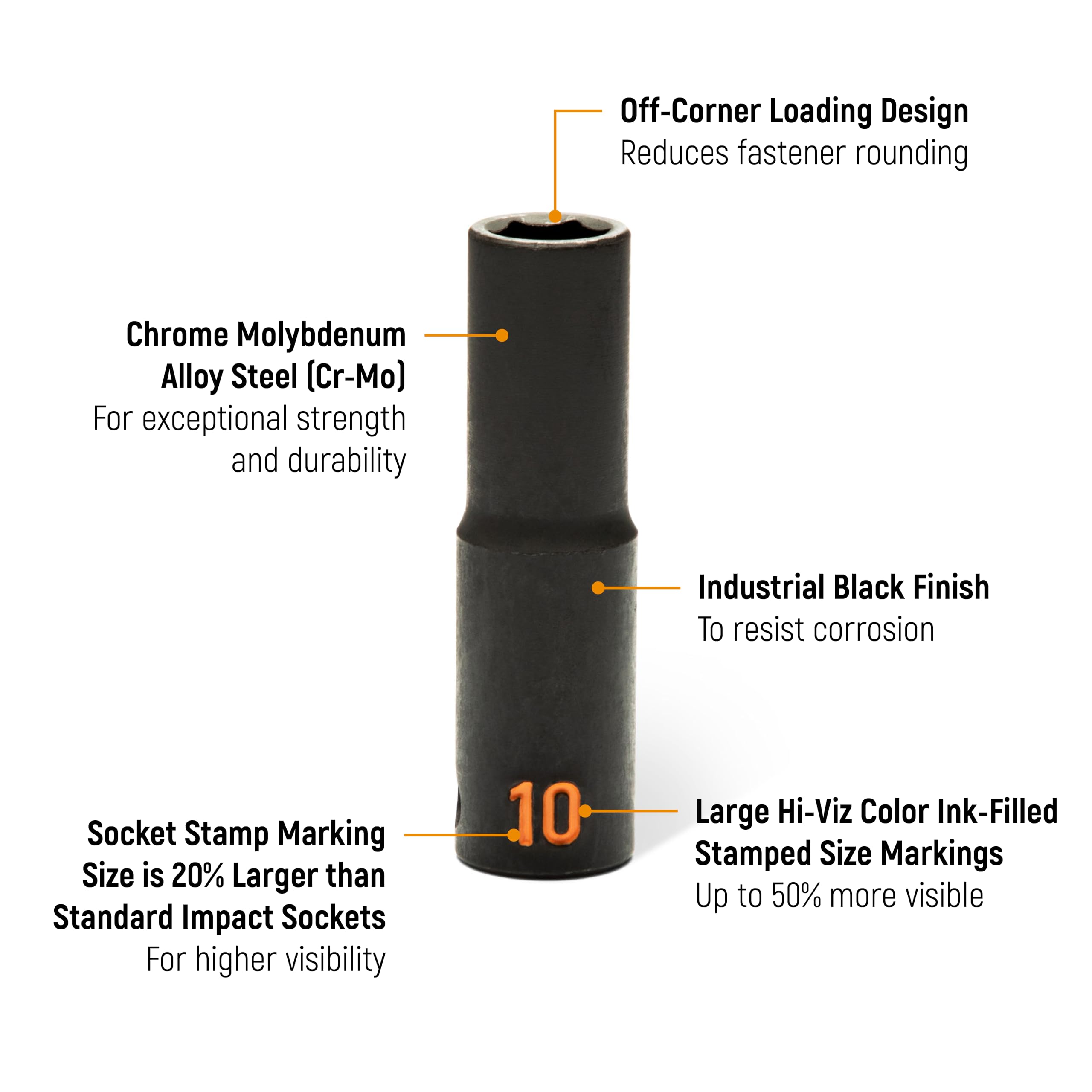 gearwrench-84935h-29-piece-1-2-drive-6-point-metric-hi-viz-deep-impact-socket-se image 2