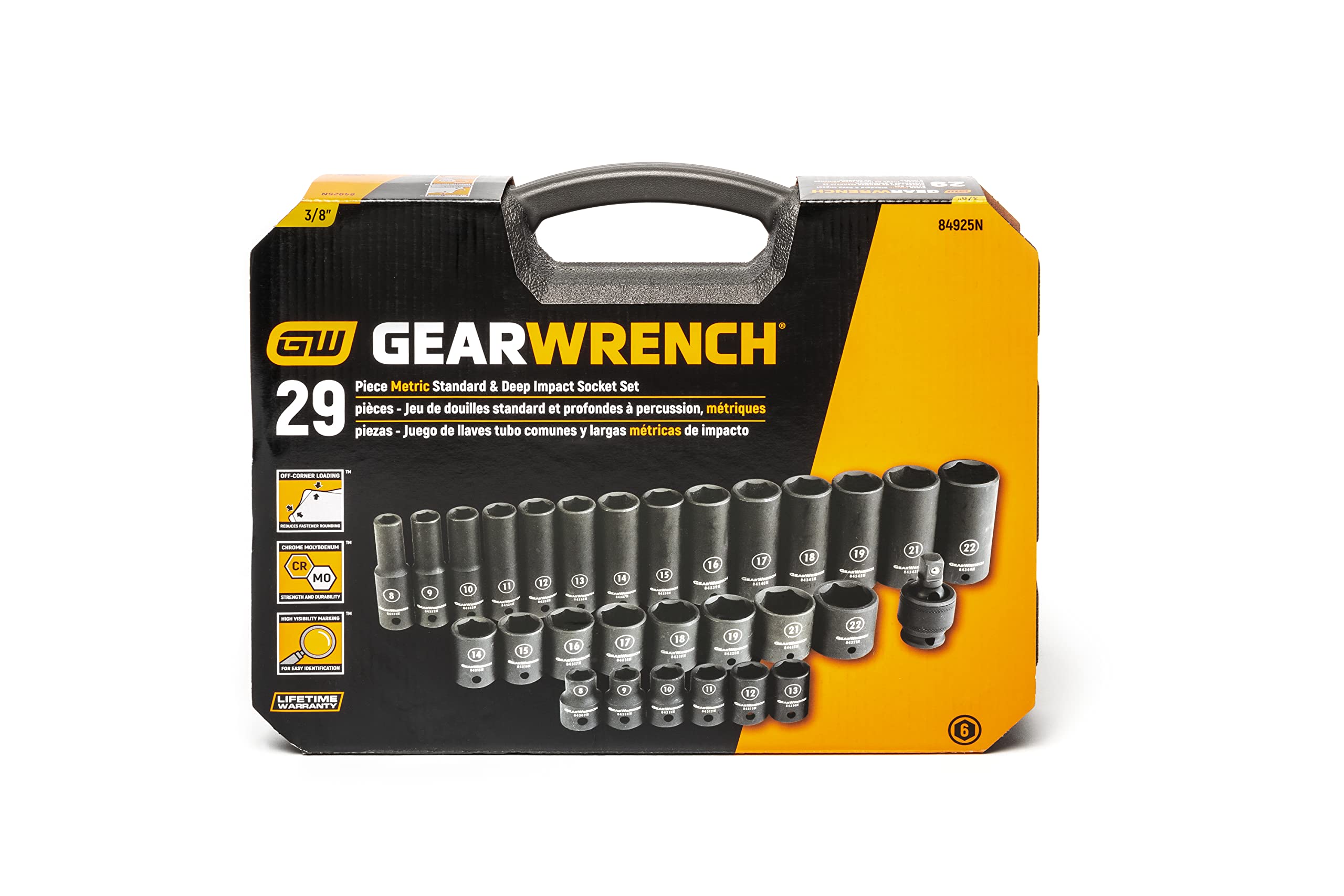 gearwrench-84925n-29-piece-3-8-inch-drive-6-point-impact-socket-set-standard-and image 7