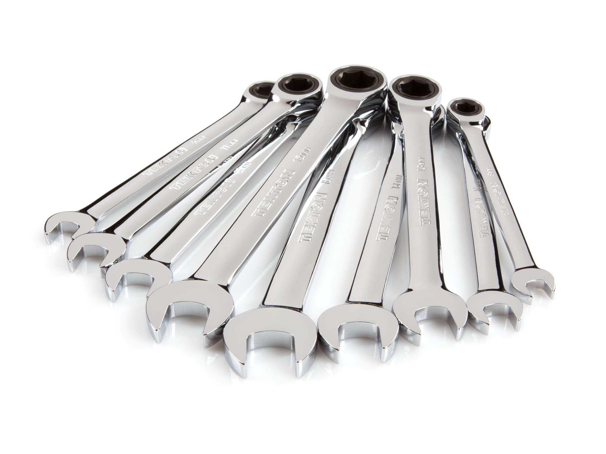 tekton-wrn53187-9-piece-ratcheting-combination-wrench-set-8-16-mm-with-roll-up-s image 2