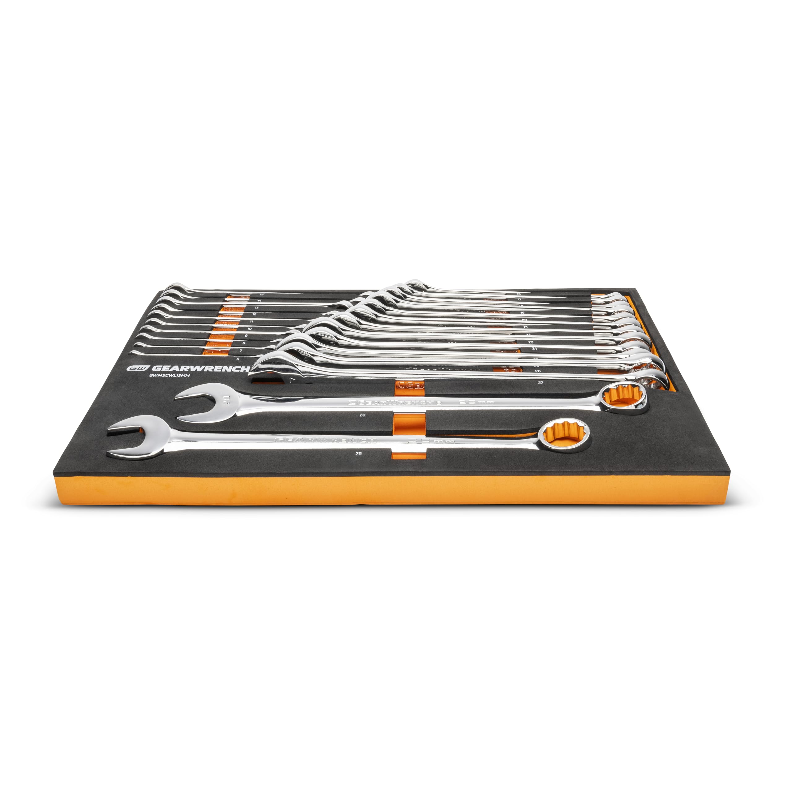 gearwrench-gwmscwl12mm-24-piece-12-point-long-pattern-combination-metric-wrench- image 4