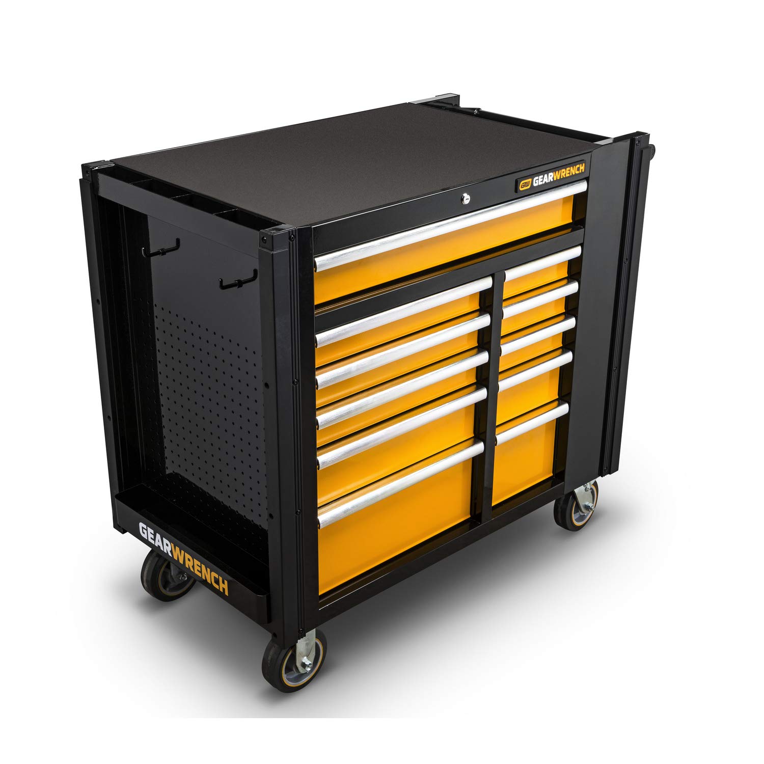 gearwrench-83169-42-inch-11-drawer-mobile-work-station-black-orange-2-000-lb-cap image 2
