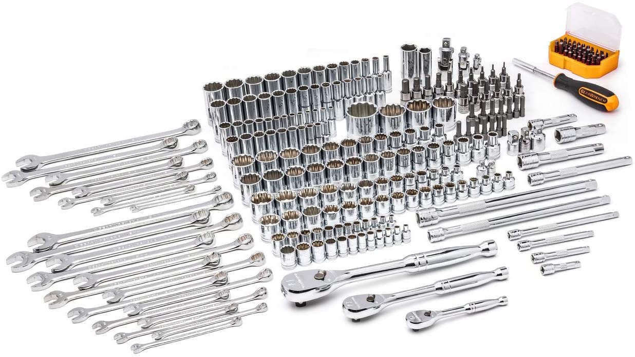 gearwrench-80972-243-pc-12-pt-mechanics-tool-set-with-90-tooth-ratchets-in-3-dra image 3