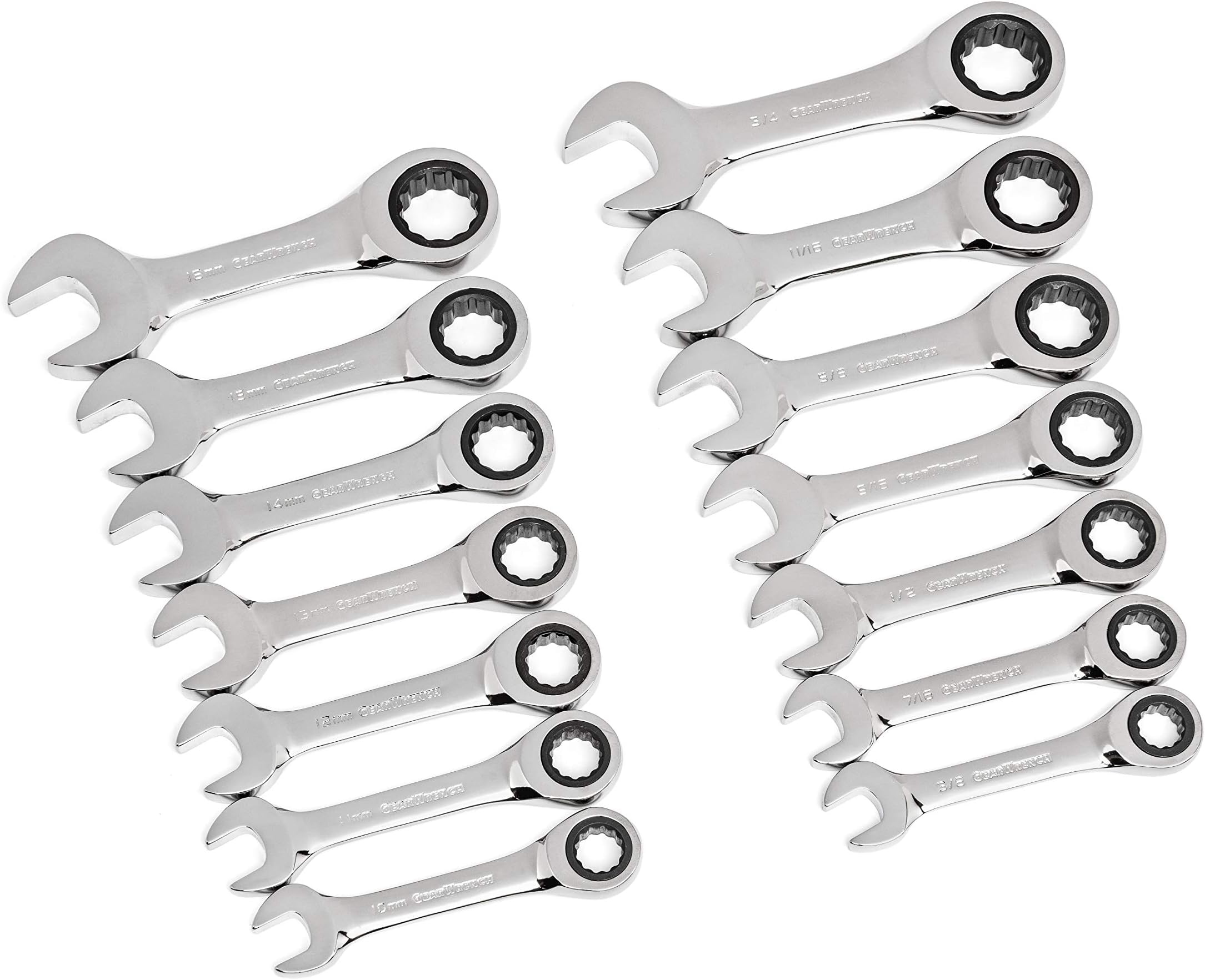 gearwrench-85206-14-pc-12-point-stubby-ratcheting-combination-wrench-set-sae-met image 8