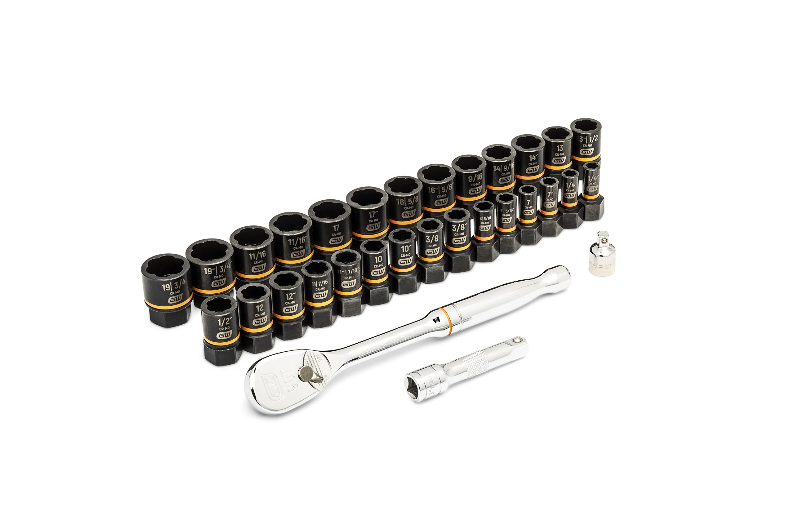 gearwrench-86525-31-piece-bolt-biter-ratchet-socket-set-dual-sized-sae-mm-damage image 3