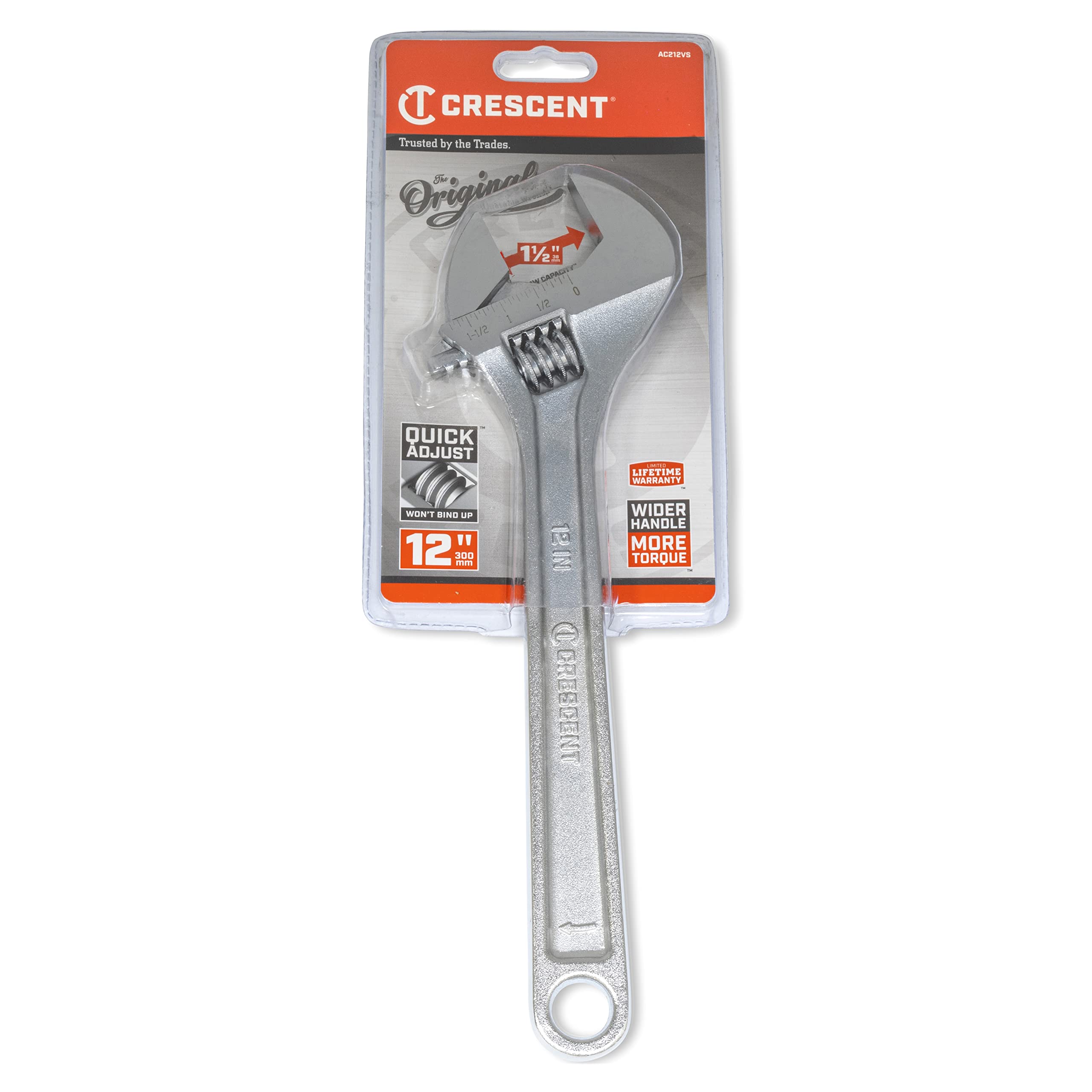 crescent-ac212vs-12-inch-adjustable-wrench-chrome-1-1-2-inch-39mm-jaw-capacity-c image 8