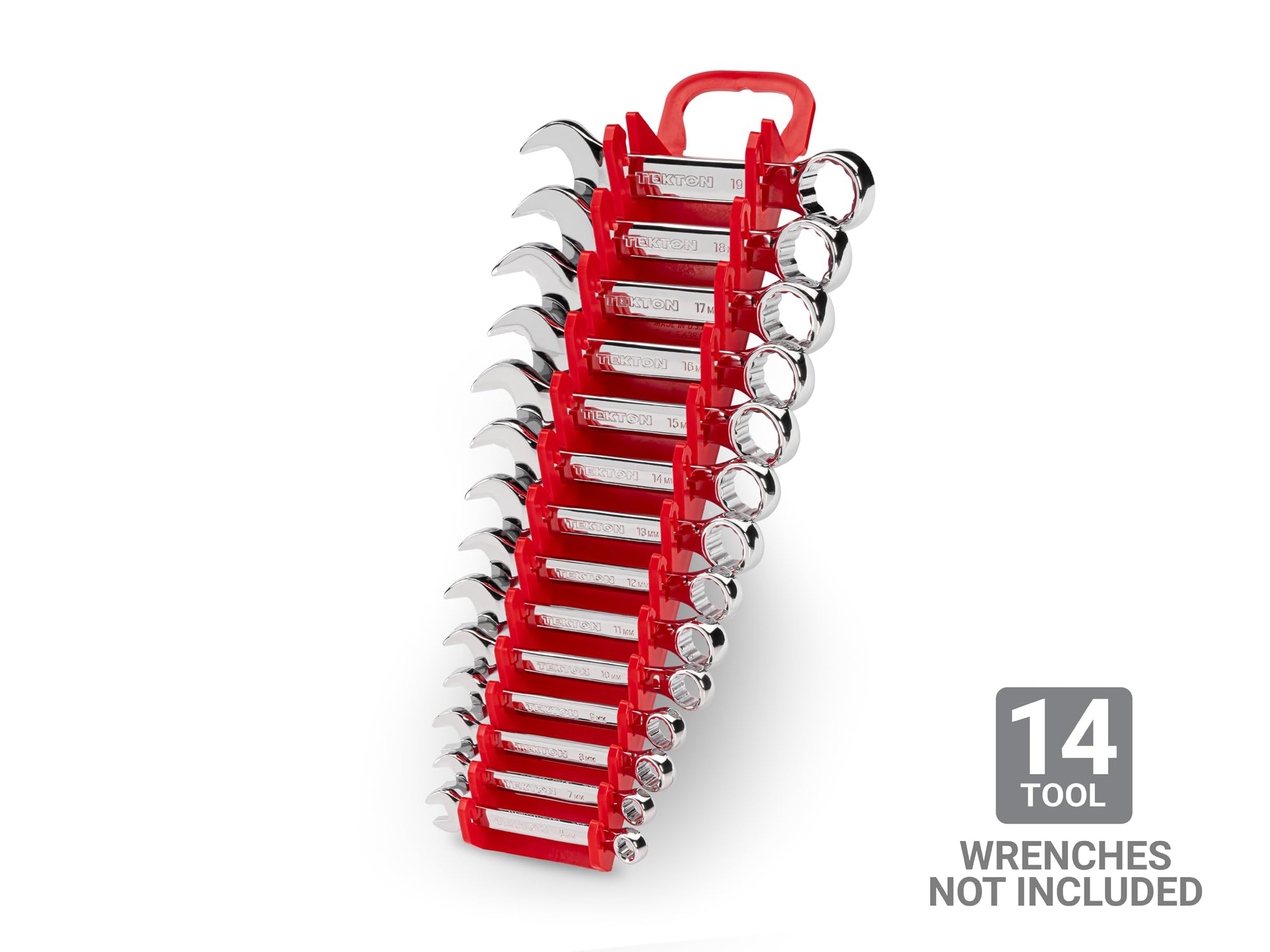 tekton-owp21214-14-tool-stubby-combination-wrench-holder-red-6-19-mm-metric-made image 2