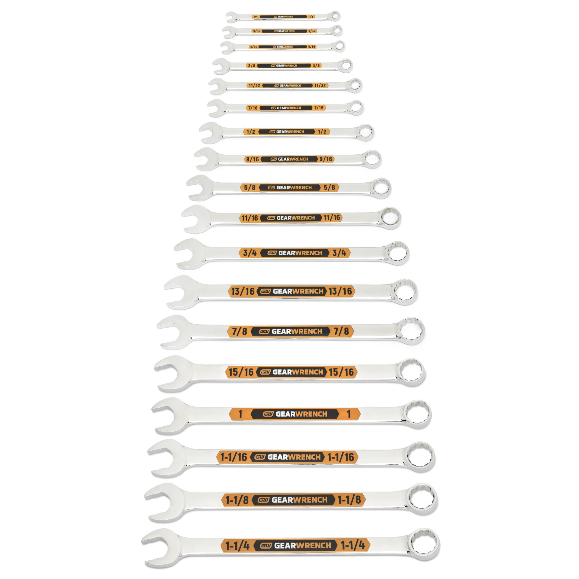gearwrench-81918h-15-piece-12-point-sae-hi-viz-long-pattern-combination-wrench-s image 7