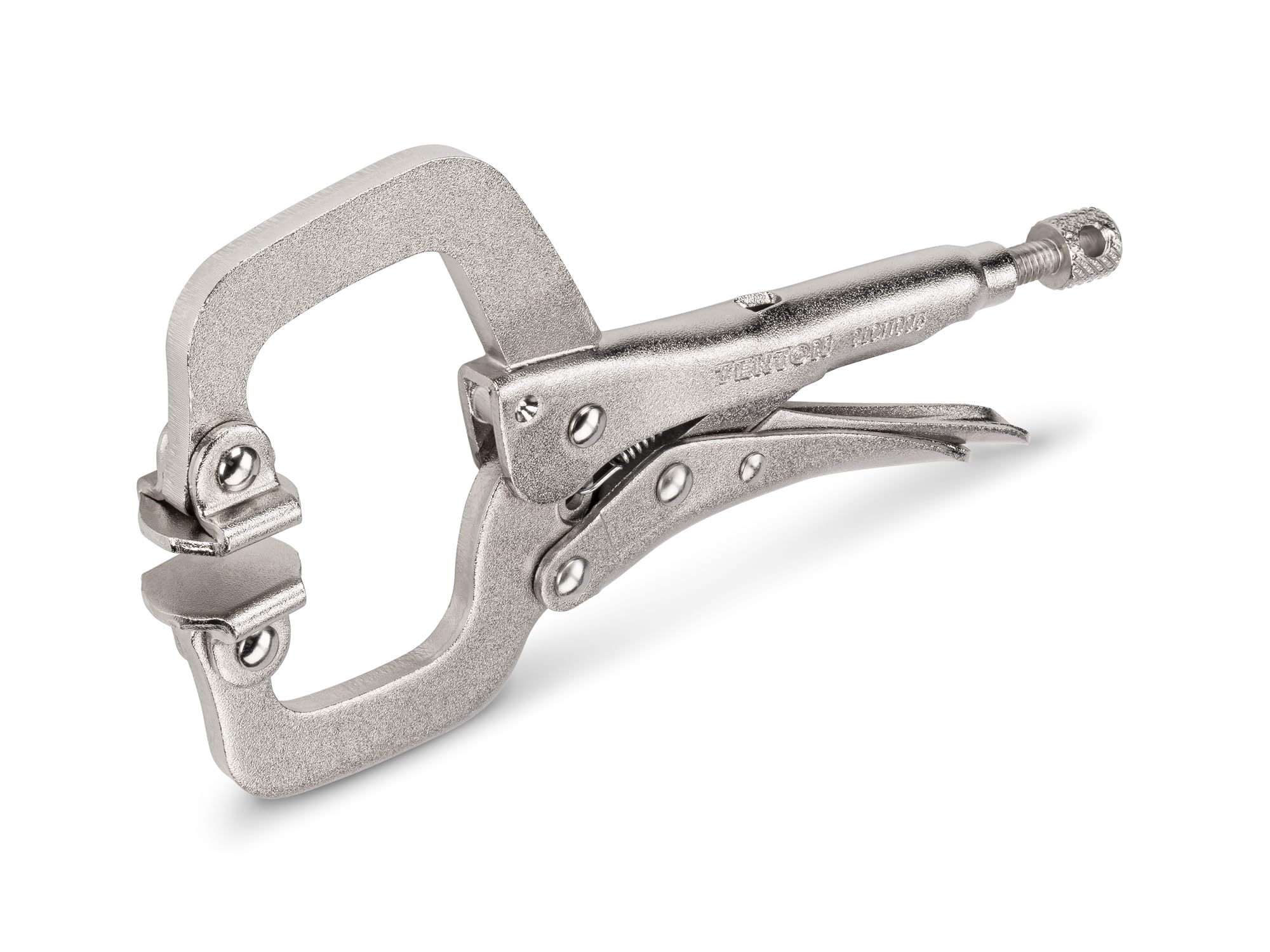tekton-clc11006-6-inch-swivel-pad-locking-c-clamp-4130-cr-mo-steel-pull-to-relea image 1