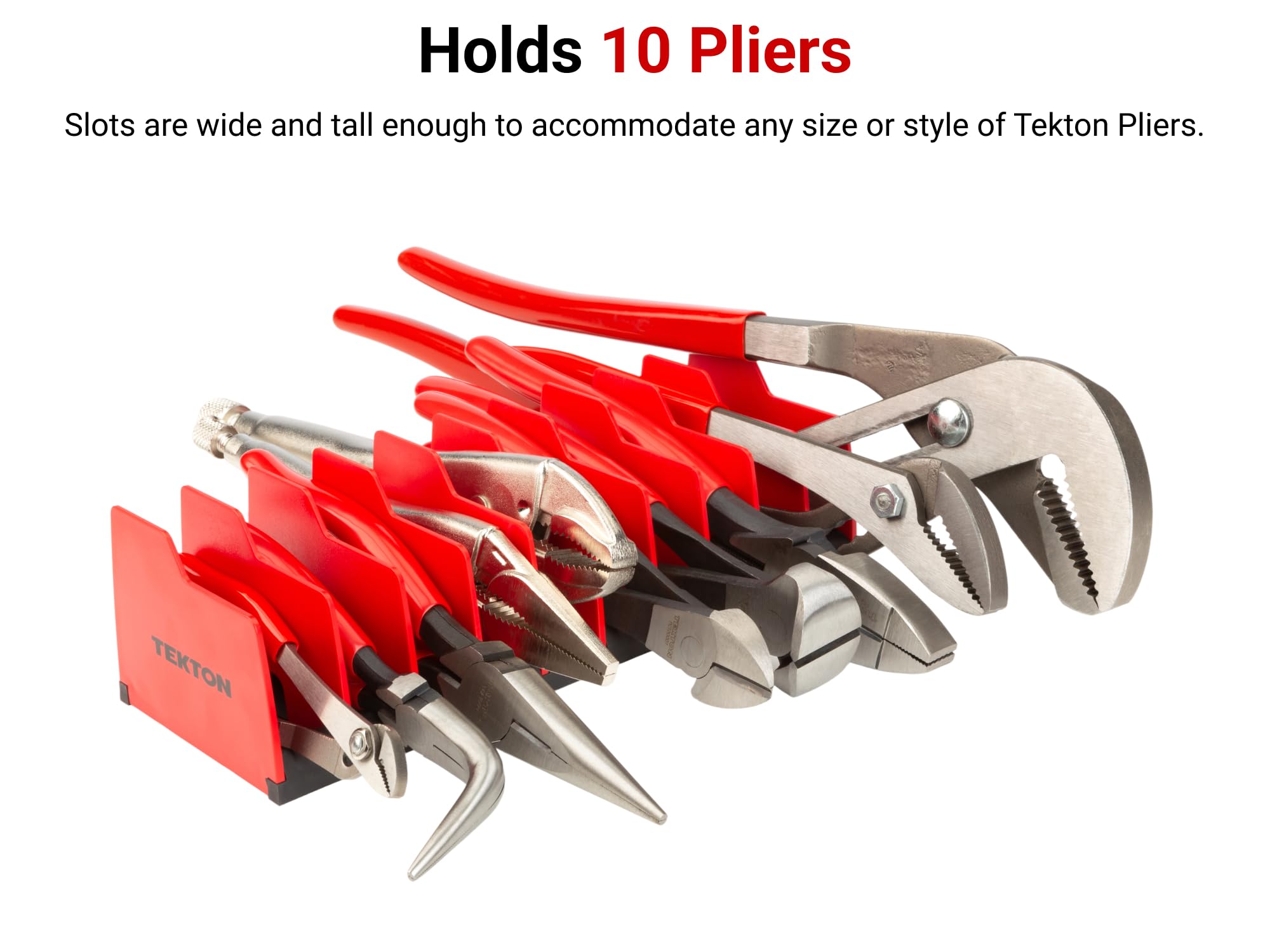 tekton-org41210-10-tool-pliers-organizer-rack-made-in-usa-abs-dividers-with-nons image 3