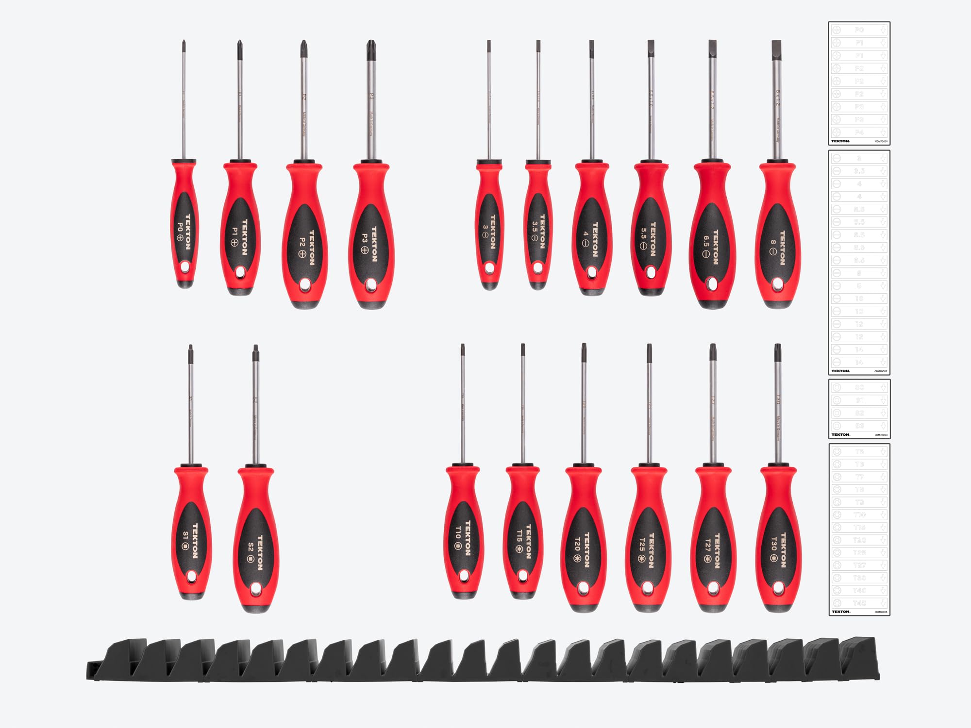 tekton-dwz90101-18-piece-phillips-slotted-torx-and-square-screwdriver-set-with-4 image 2