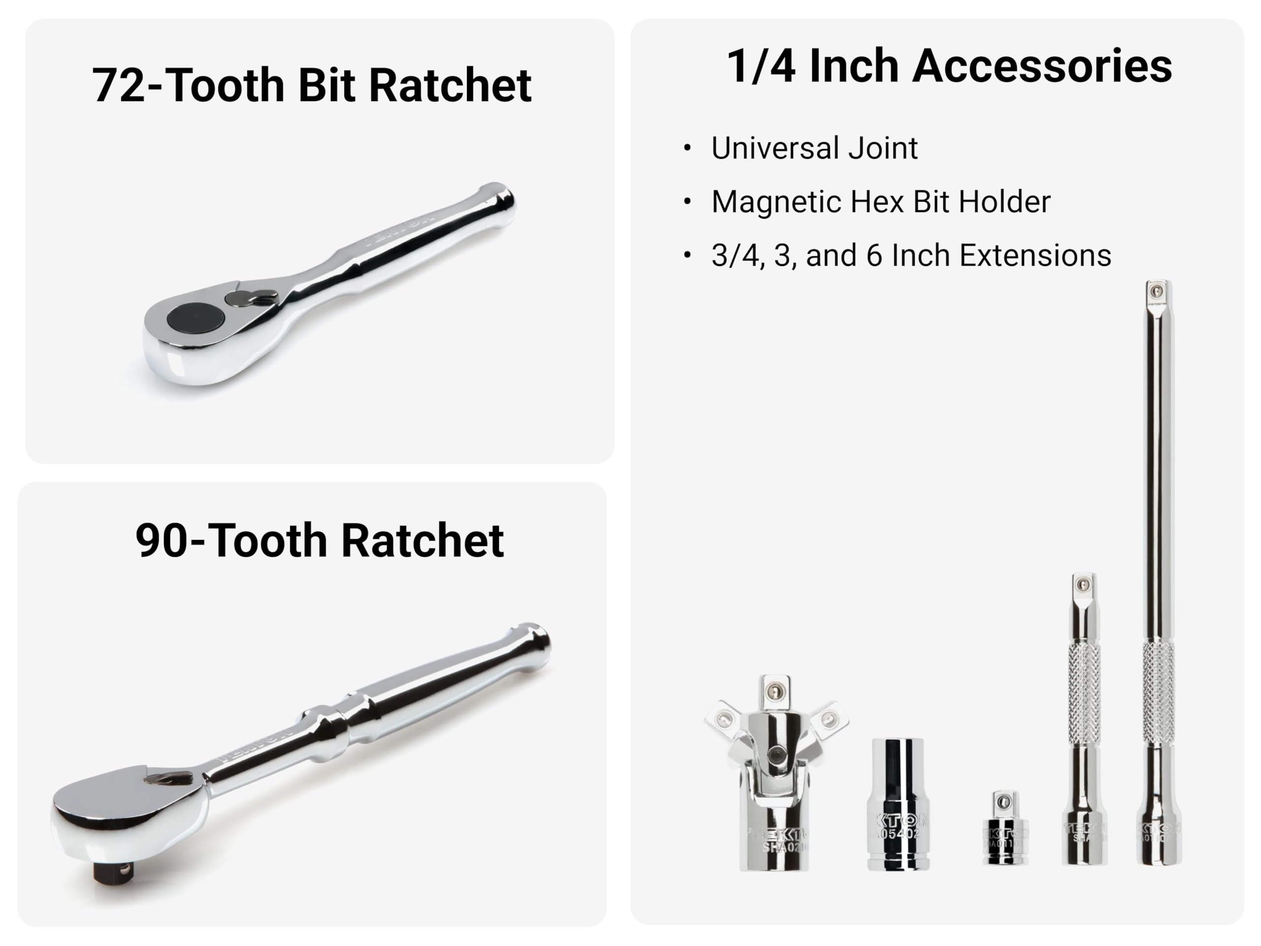 tekton-skt07905-1-4-inch-drive-12-point-small-engine-socket-bit-and-ratchet-set- image 4