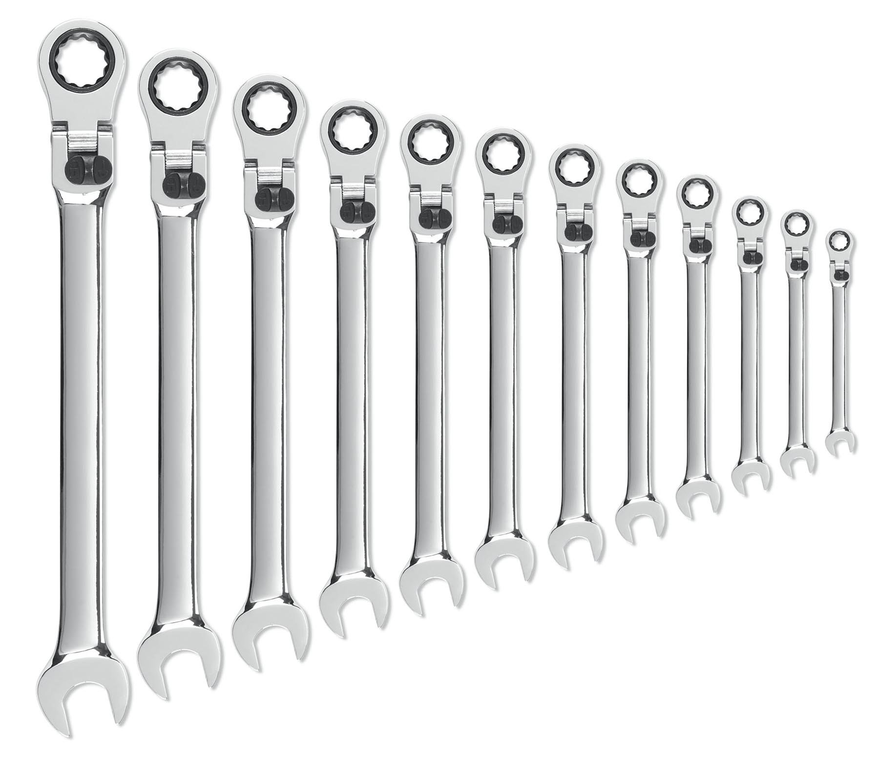 gearwrench-85698-12-pc-xl-locking-flex-head-ratcheting-combination-wrench-set-12 image 1