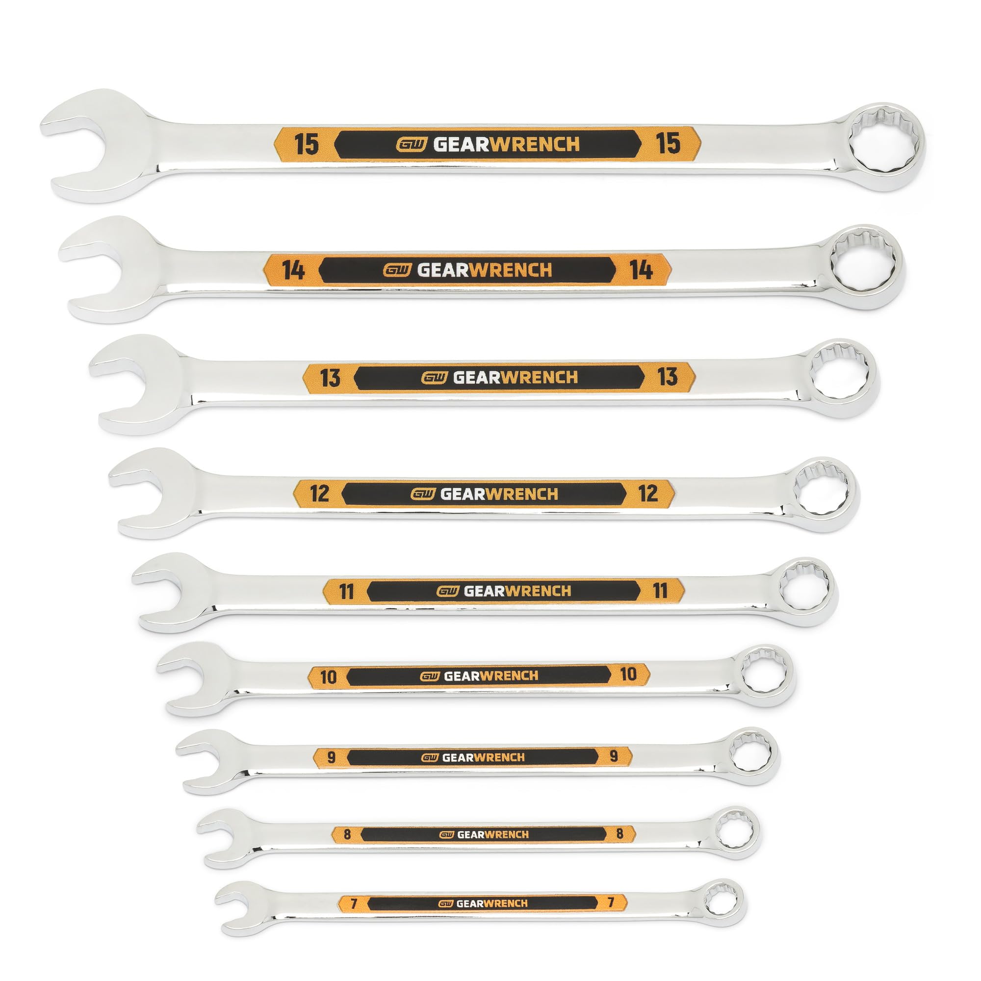 gearwrench-81918h-15-piece-12-point-sae-hi-viz-long-pattern-combination-wrench-s image 8
