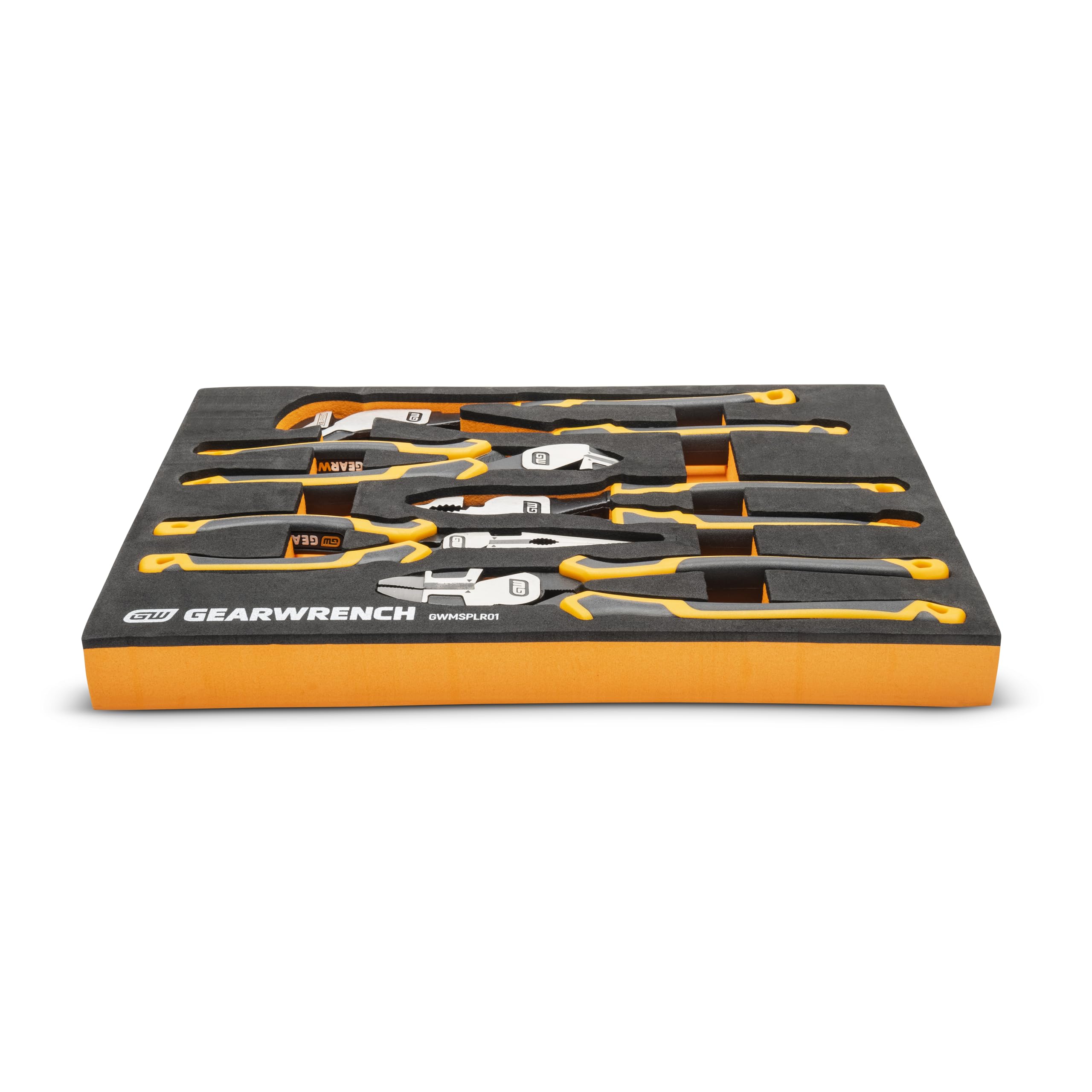 gearwrench-pitbull-5-piece-cushion-grip-pliers-set-with-foam-storage-tray-gwmspl image 4