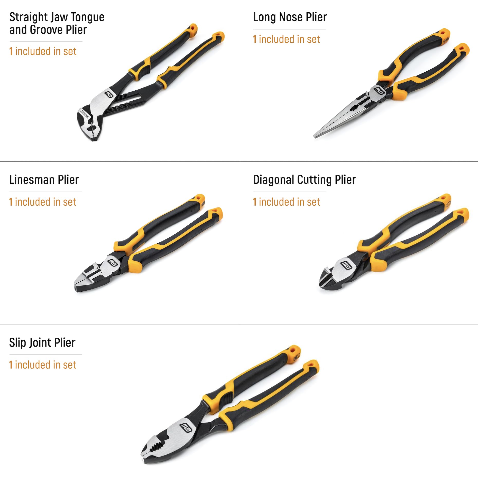 gearwrench-pitbull-5-piece-cushion-grip-pliers-set-with-foam-storage-tray-gwmspl image 7
