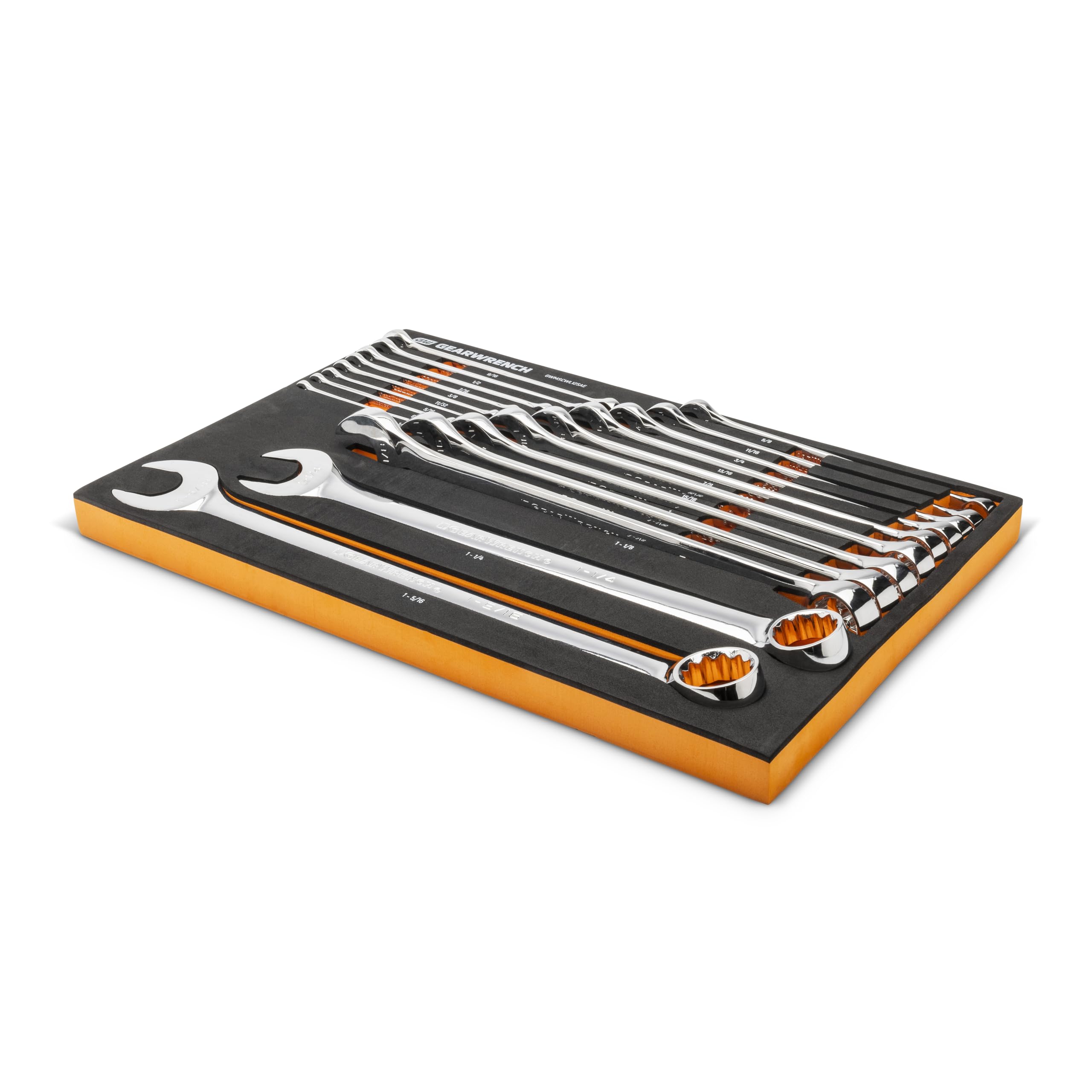 gearwrench-gwmscwl12sae-19-pc-12-pt-long-pattern-sae-combination-wrench-set-in-f image 3