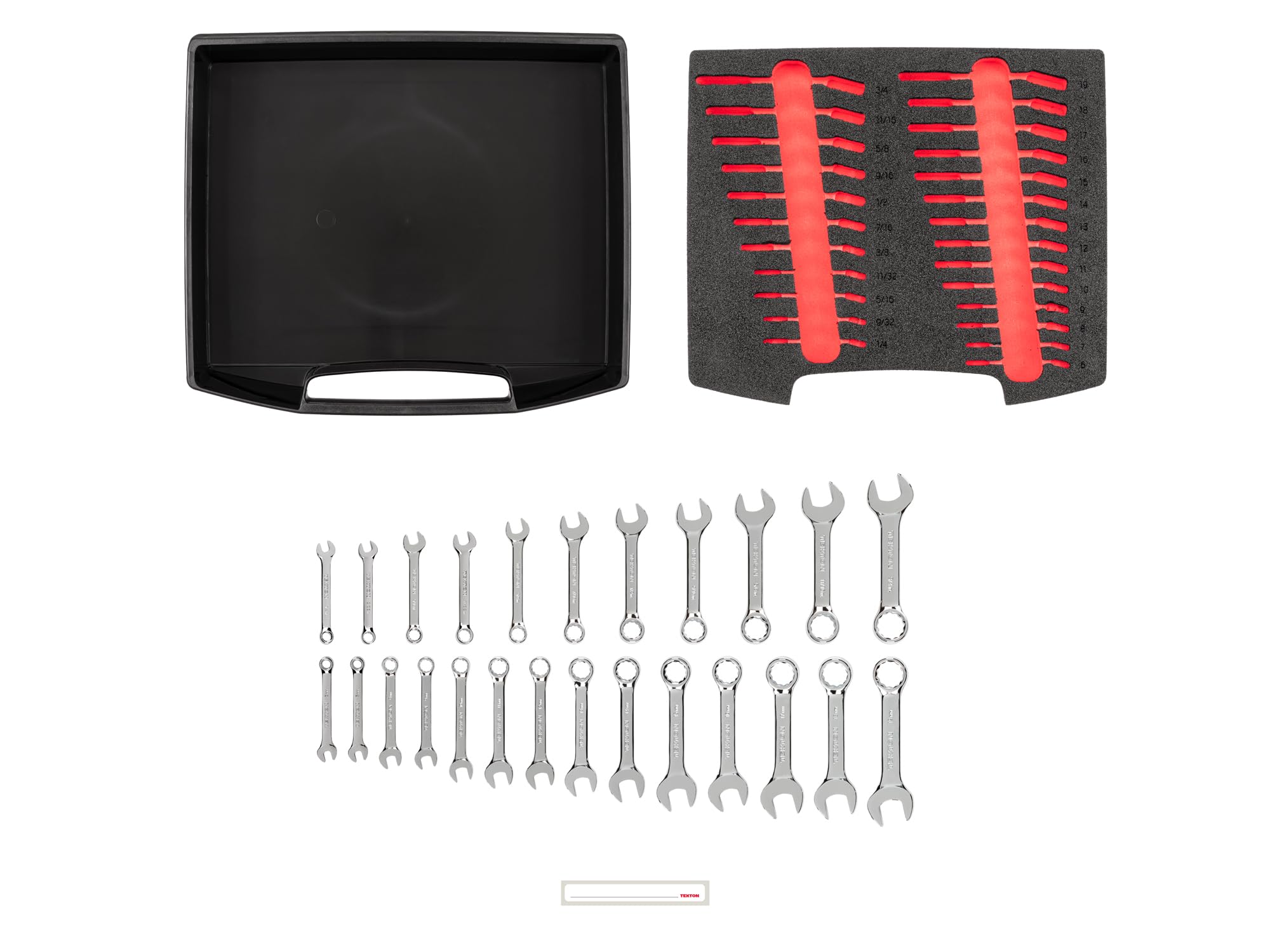 tekton-olb94205-stubby-combination-wrench-set-25-piece-1-4-3-4-in-6-19-mm-with-l image 3