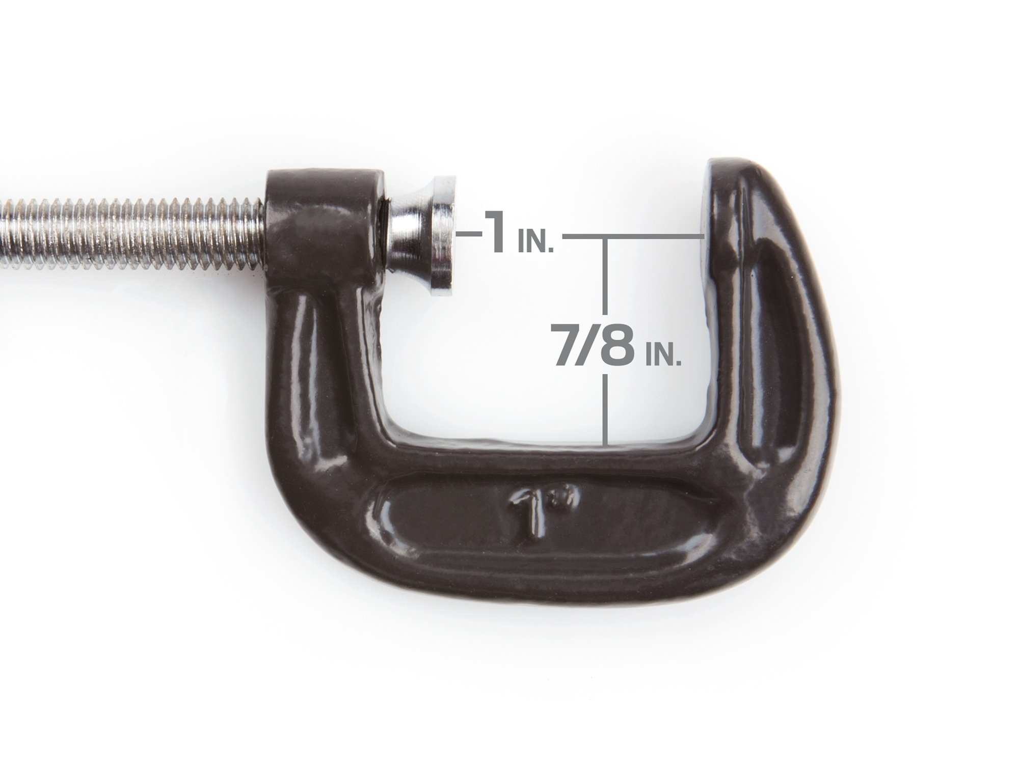 tekton-4009-1-inch-malleable-iron-c-clamp-i-beam-frame-with-acme-thread-screw image 2