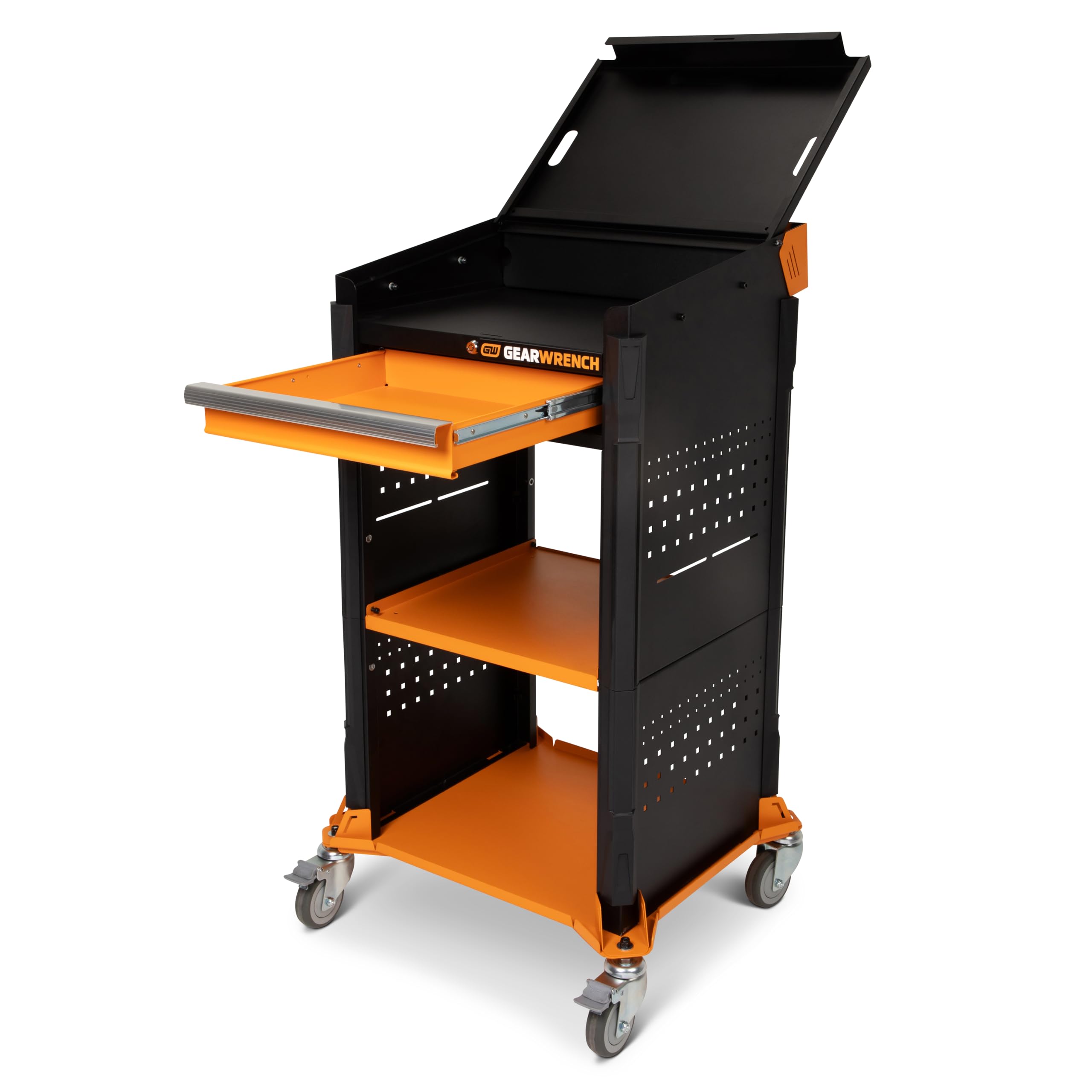 gearwrench-gwdcart-diagnostic-mobile-workcenter-cart-18-gauge-stainless-steel-di image 4
