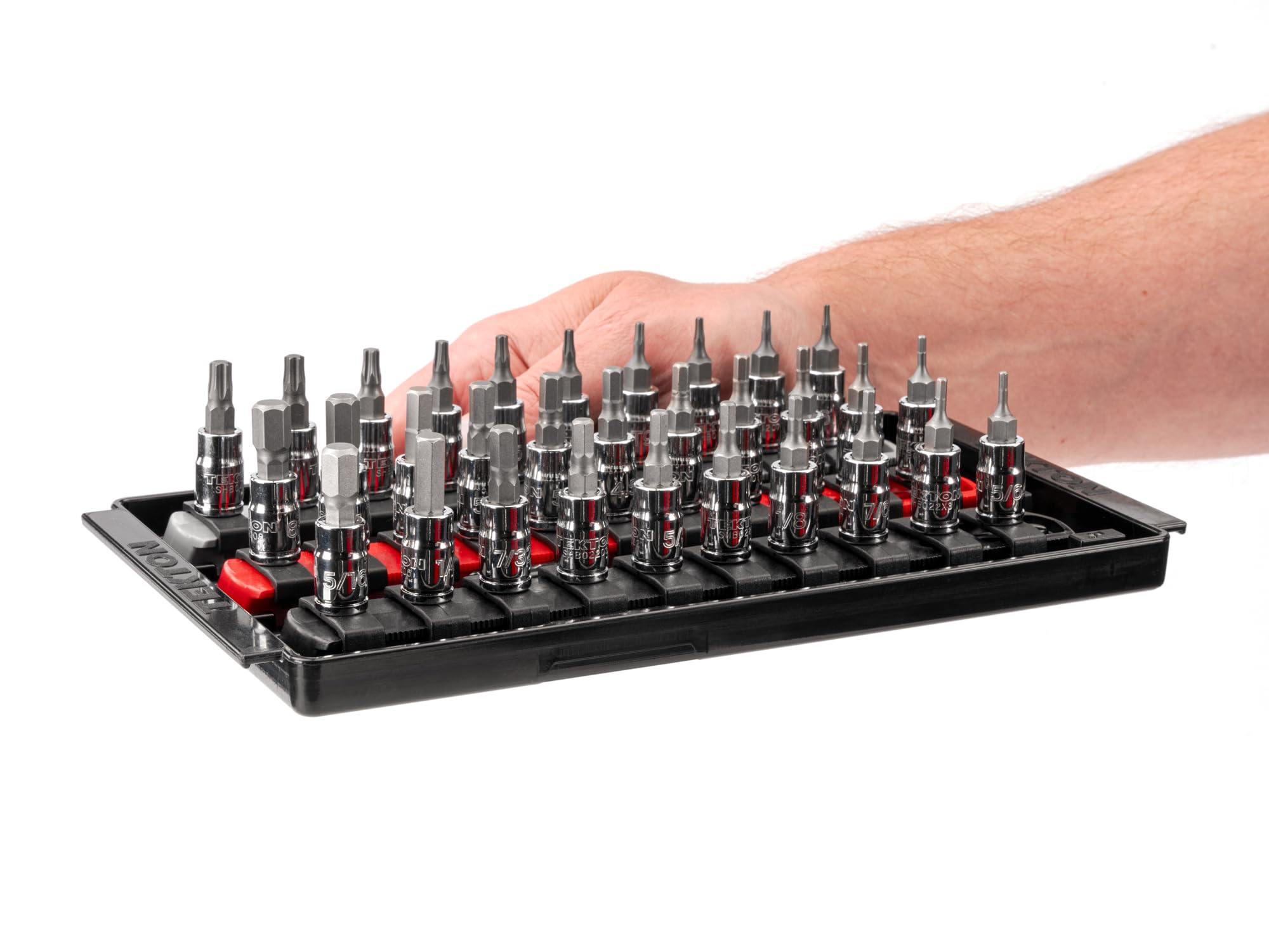 tekton-shb90204-hex-and-torx-bit-socket-set-31-piece-1-4-in-drive-s2-steel-bits- image 3