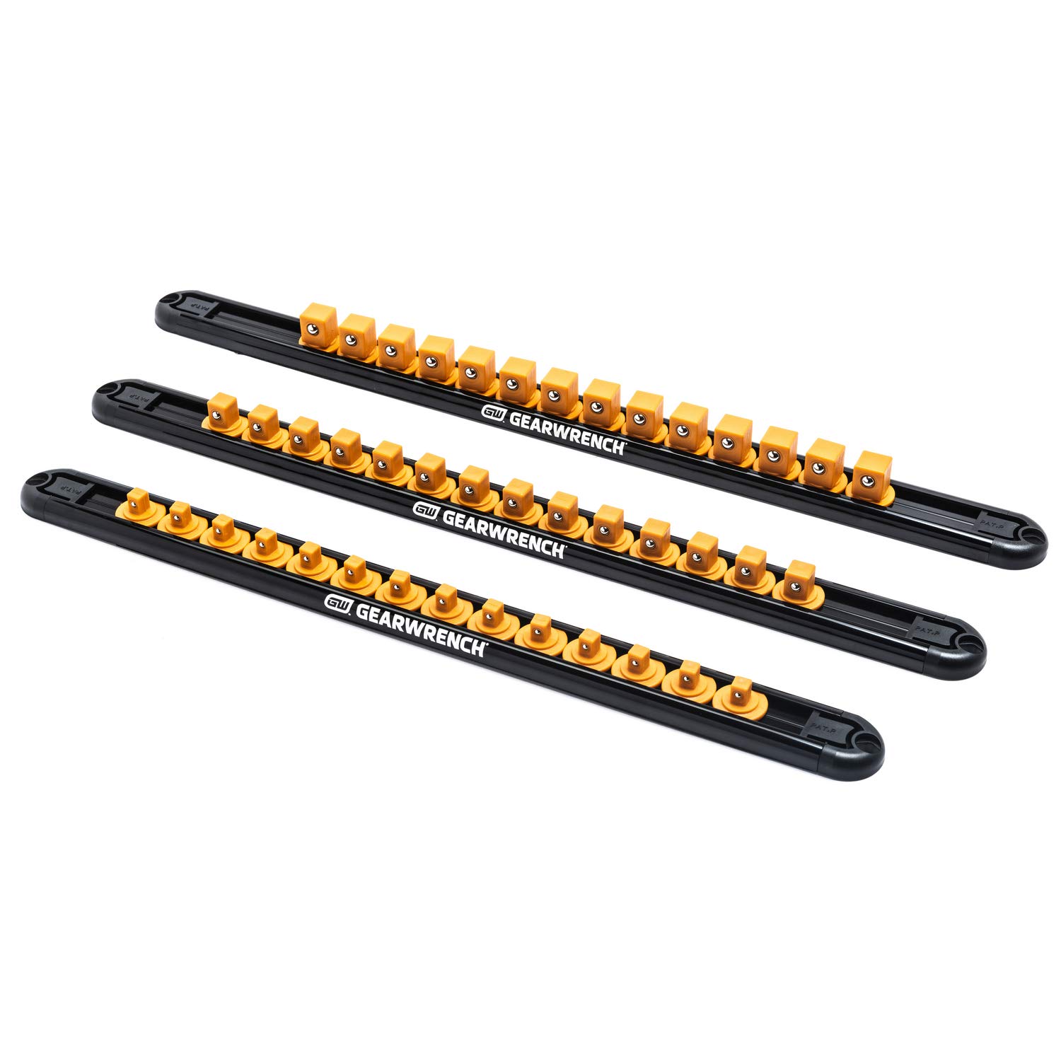 gearwrench-83127-3-8-drive-magnetic-socket-rail-with-14-clips image 4