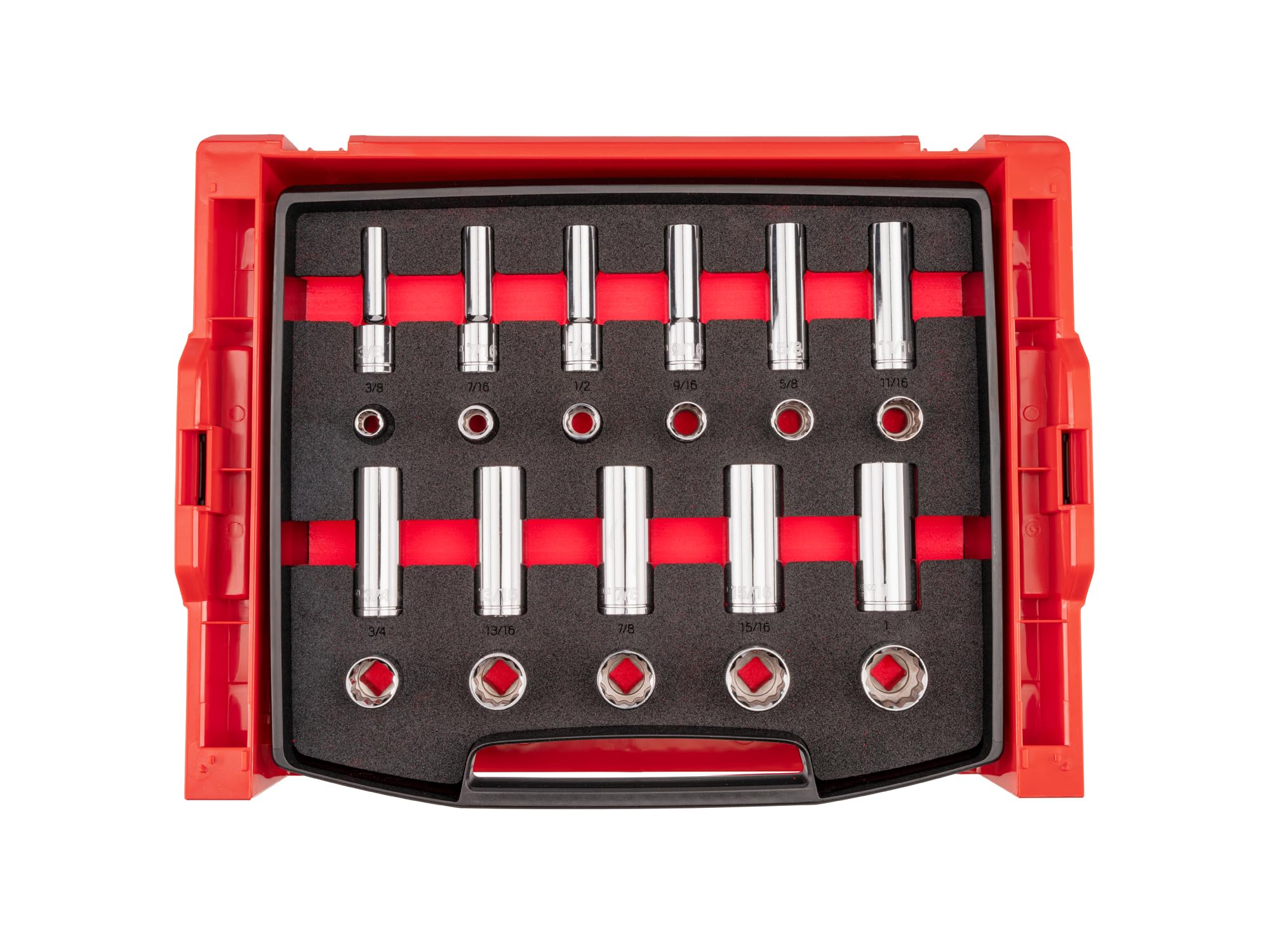 tekton-shd92705-1-2-inch-drive-shallow-and-deep-12-point-socket-set-22-piece-3-8 image 1
