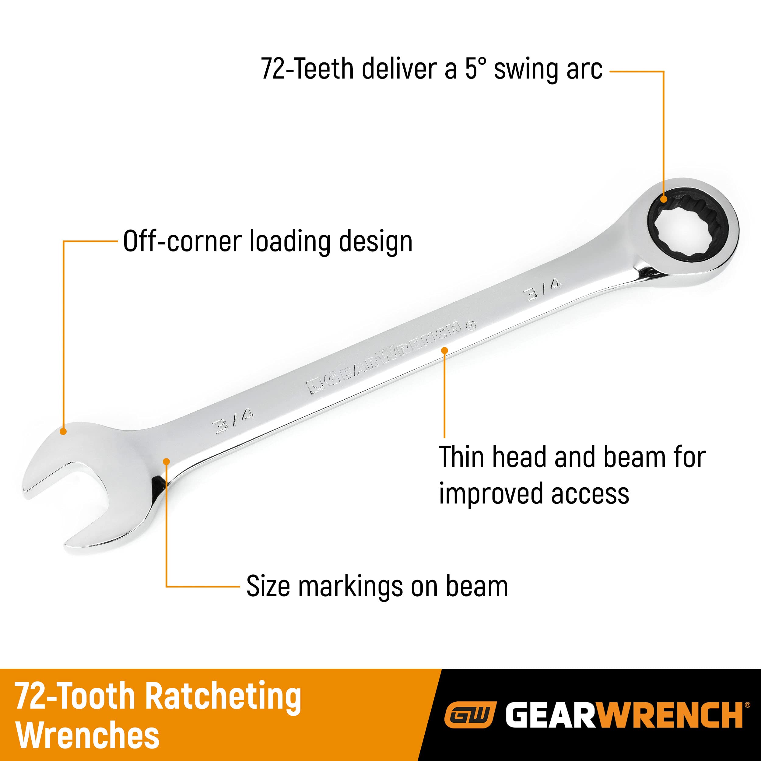 gearwrench-9042-12-pt-ratcheting-combination-wrench-1-1-2-inch-full-polish-alloy image 2
