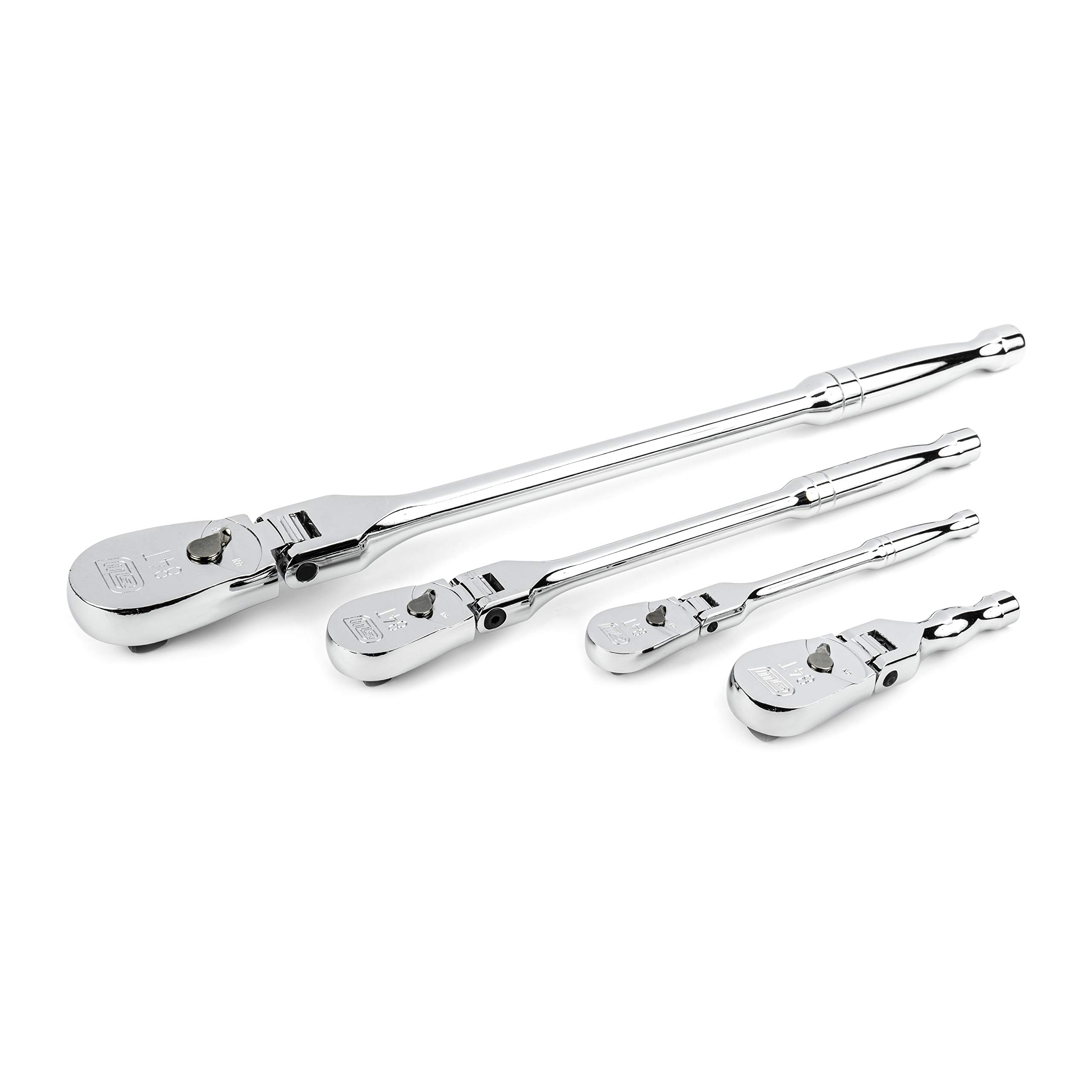 gearwrench-81230a-07-4-piece-84-tooth-flex-handle-ratchet-set-1-4-3-8-1-2-3-4-in image 3