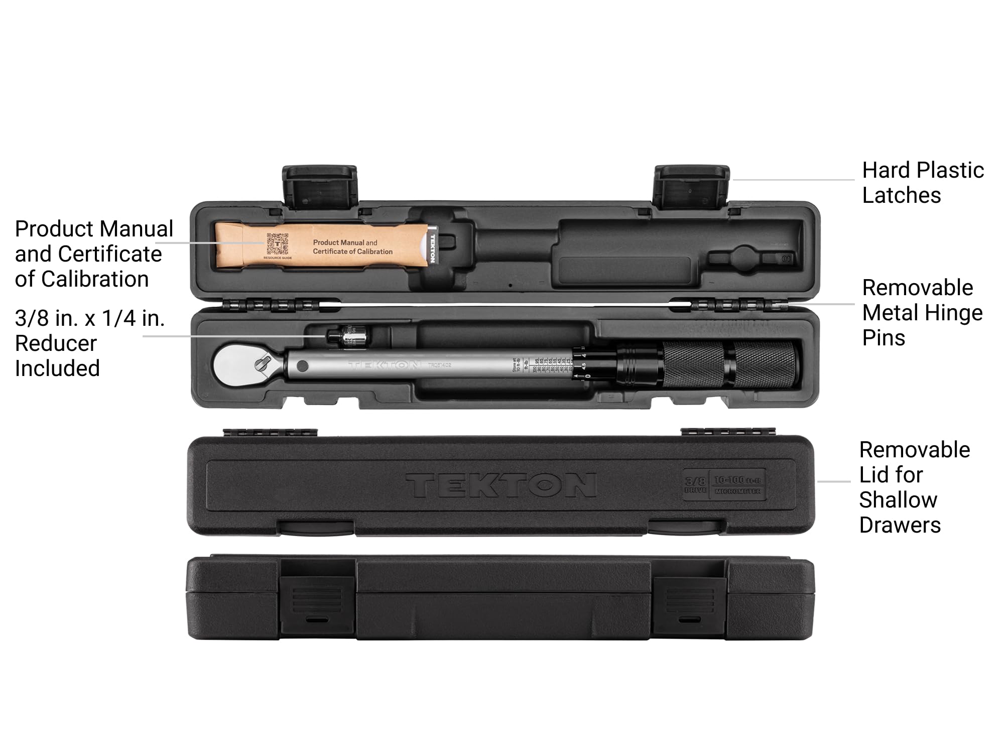 tekton-trq51402-3-8-inch-drive-micrometer-torque-wrench-10-100-ft-lb-3-bidirecti image 3