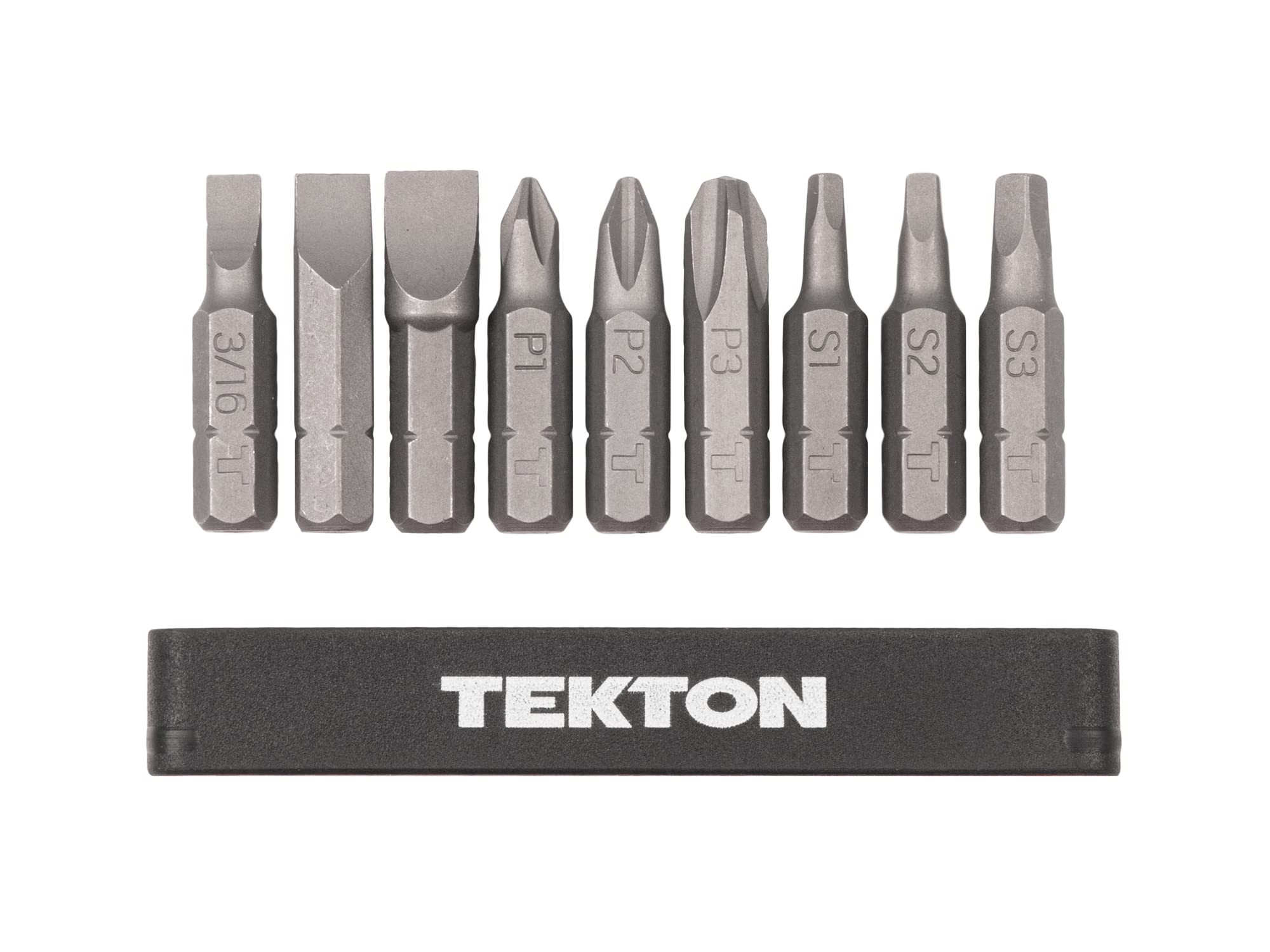 tekton-dzz93001-1-4-inch-phillips-slotted-square-bit-set-9-piece-with-30-mm-extr image 2