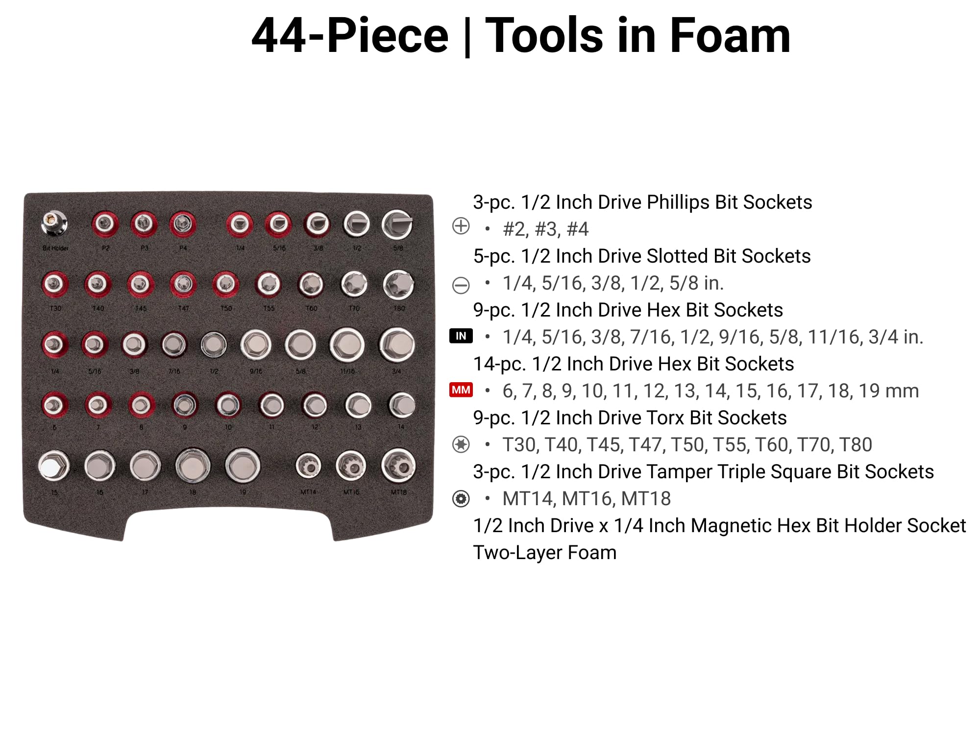 tekton-shb92701-bit-socket-set-44-piece-1-2-inch-drive-with-l-boxx-drawer-and-fo image 3