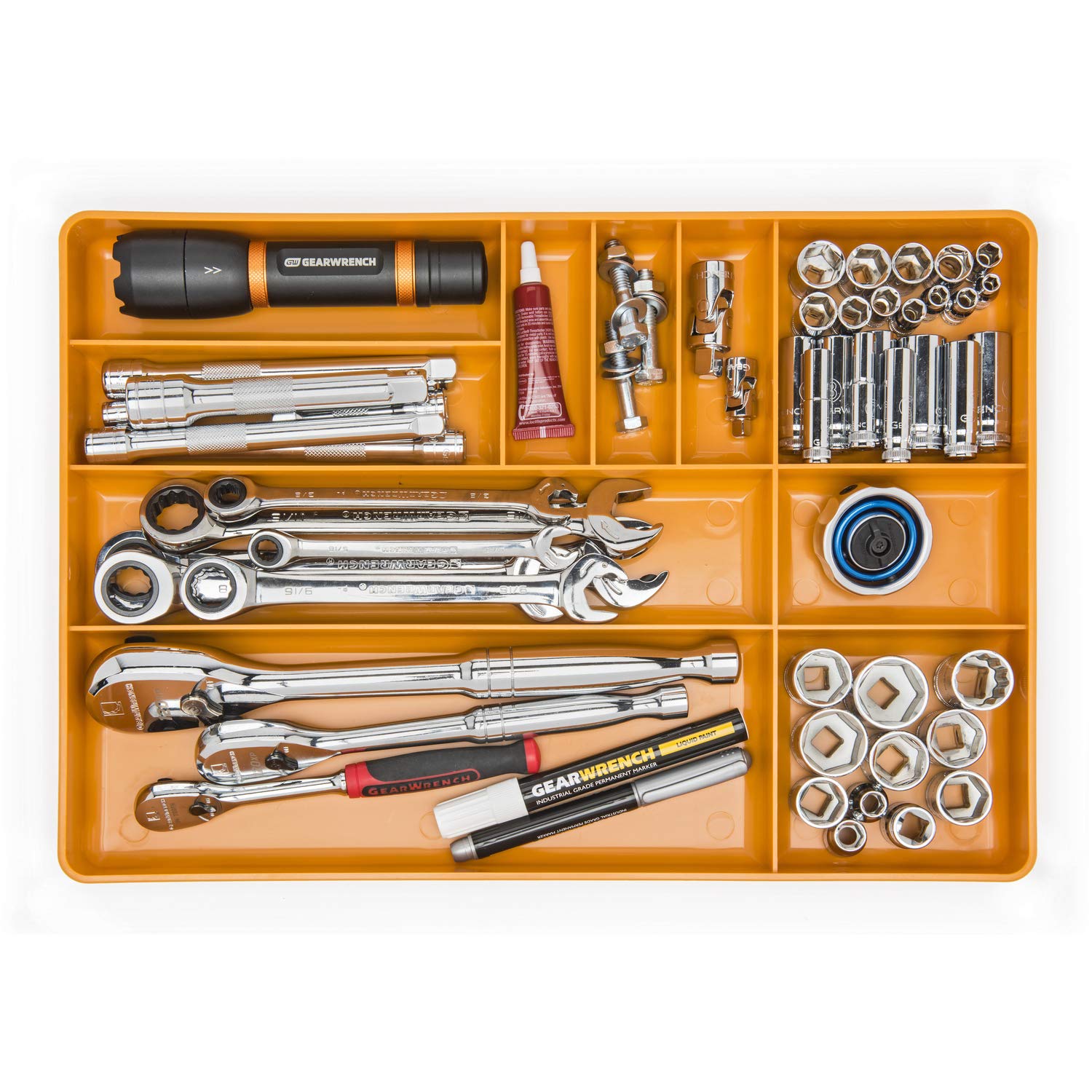 gearwrench-83117-universal-tool-and-parts-tray-10-compartment-11-in-x-16-in image 3