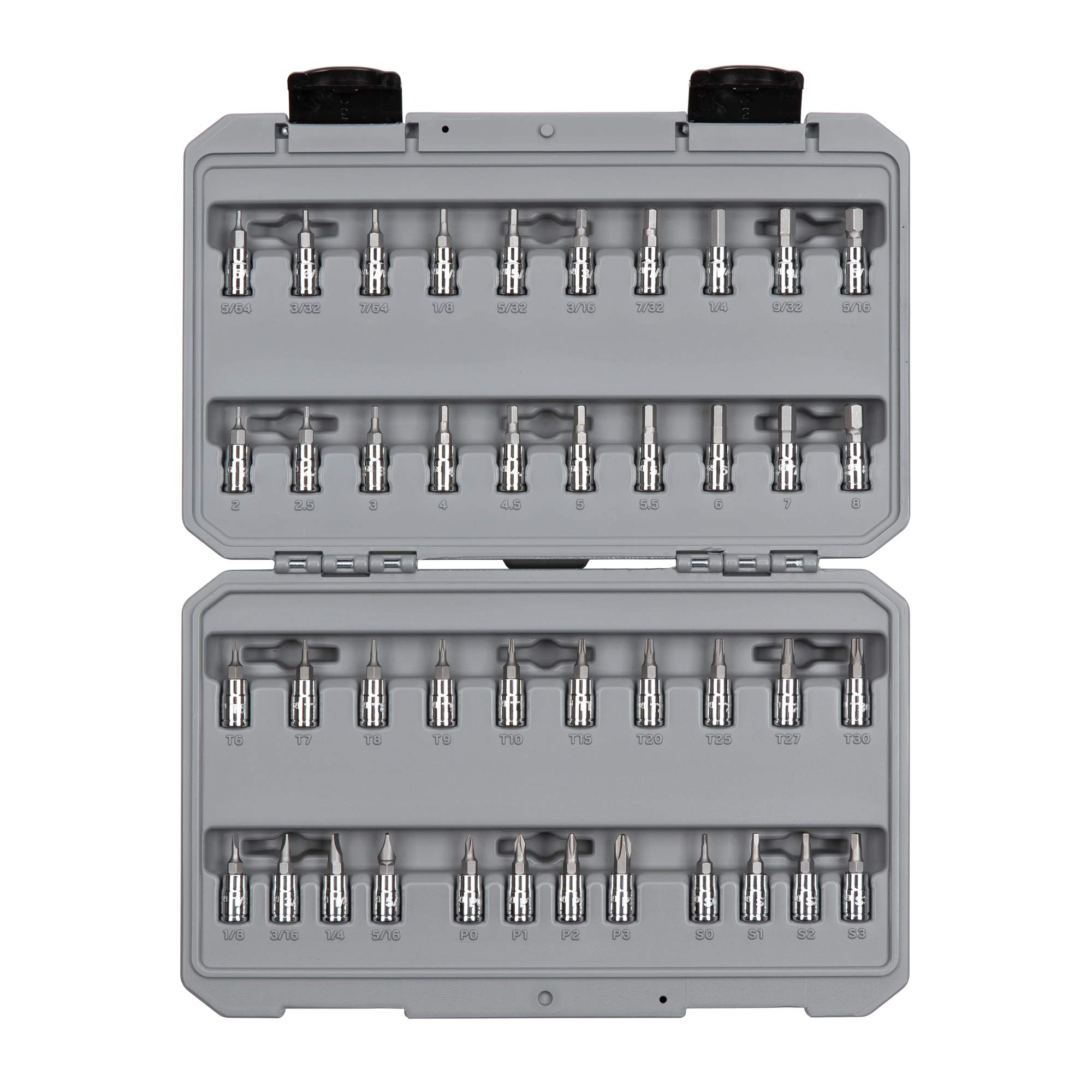 tekton-shb90301-42-piece-1-4-drive-hex-torx-phillips-slotted-square-bit-socket-s image 1