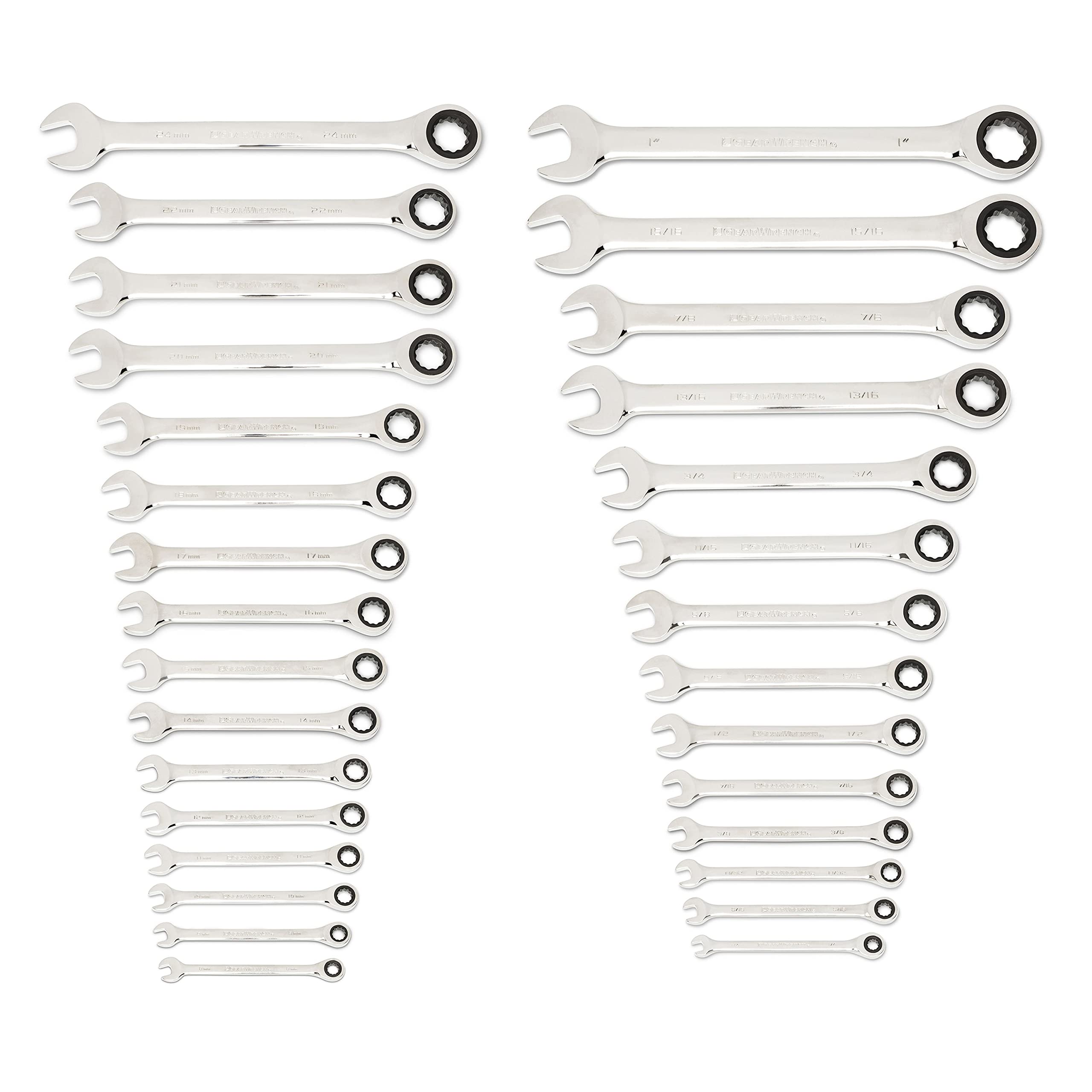 gearwrench-86702-30-piece-12-point-ratcheting-combination-wrench-set-sae-1-4-1-i image 2