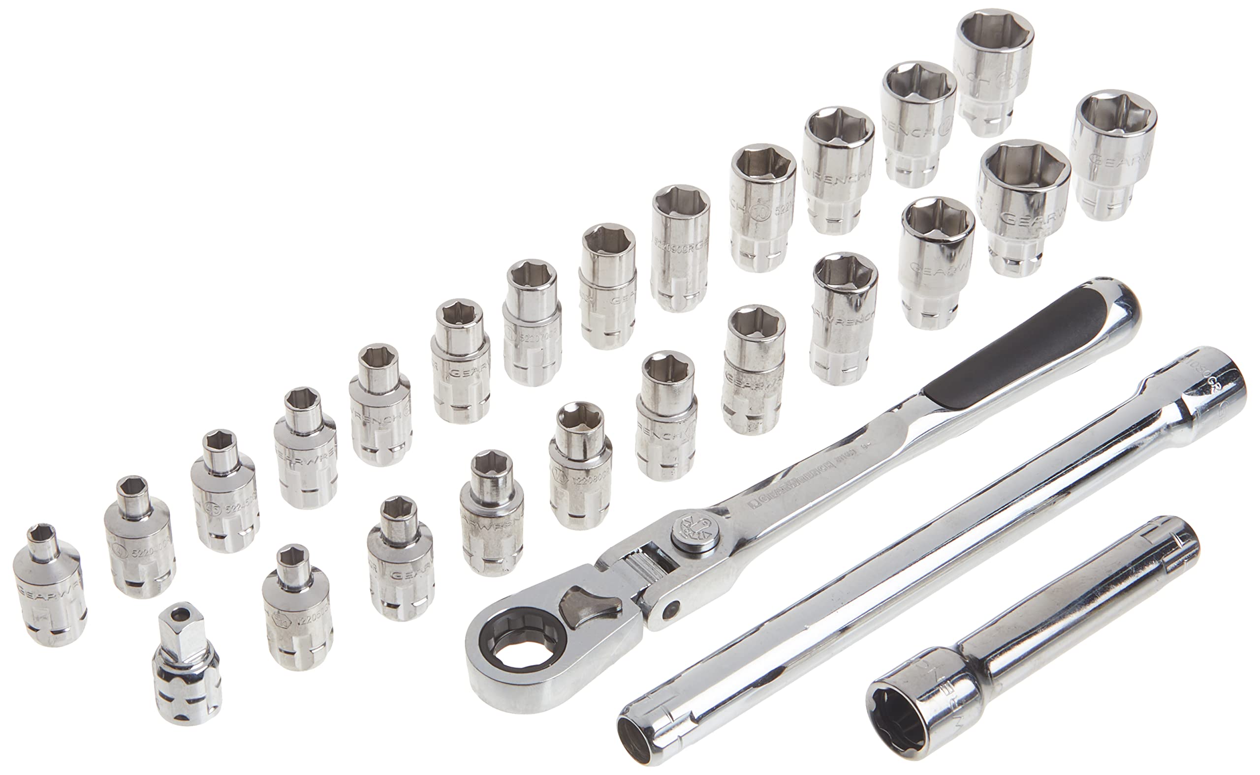 gearwrench-891427-27-piece-1-4-inch-drive-6-point-pass-thru-mechanics-tool-set-s image 3