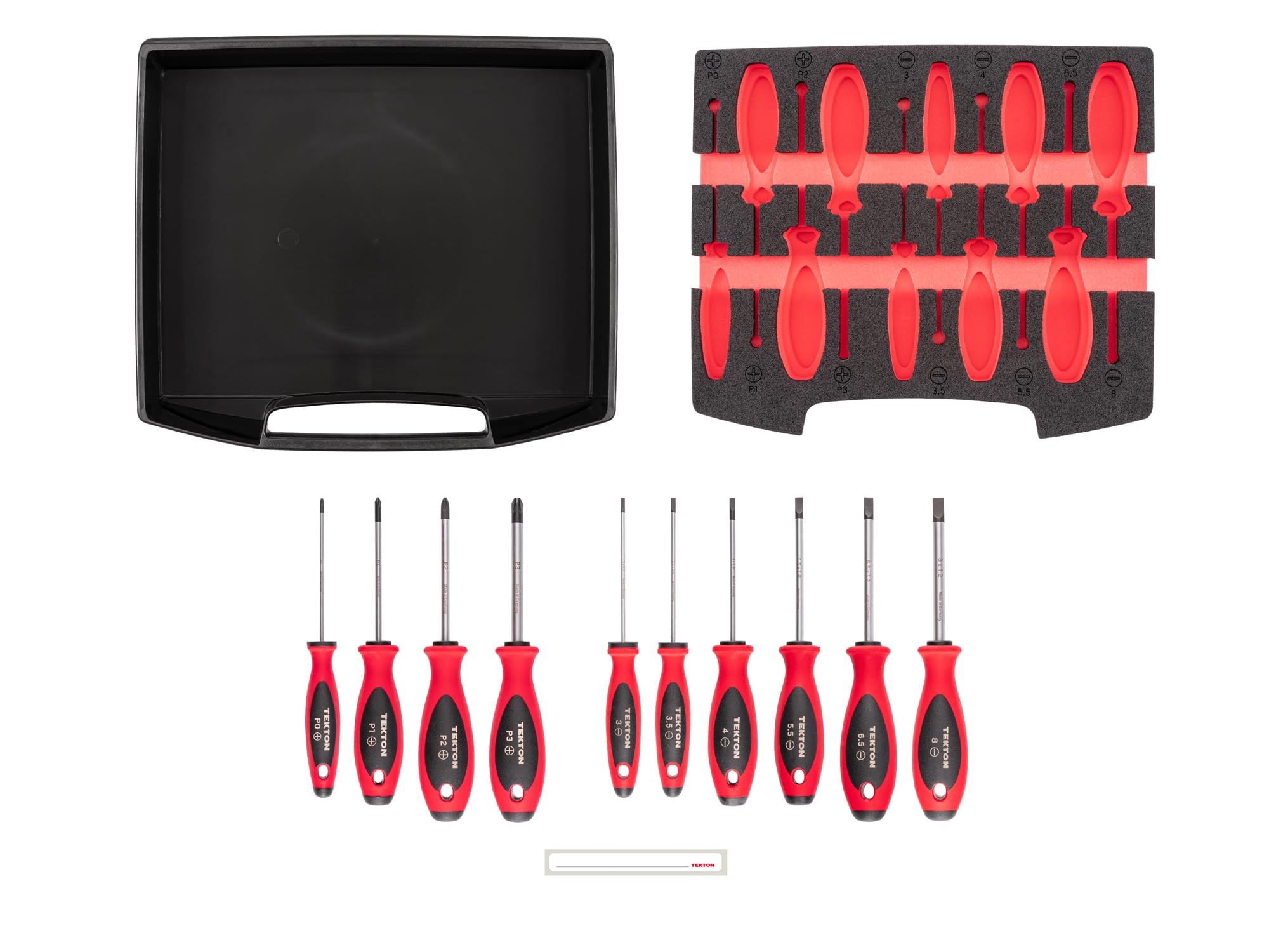 tekton-dwz90600-phillips-and-slotted-screwdriver-set-10-piece-jis-compatible-wit image 3