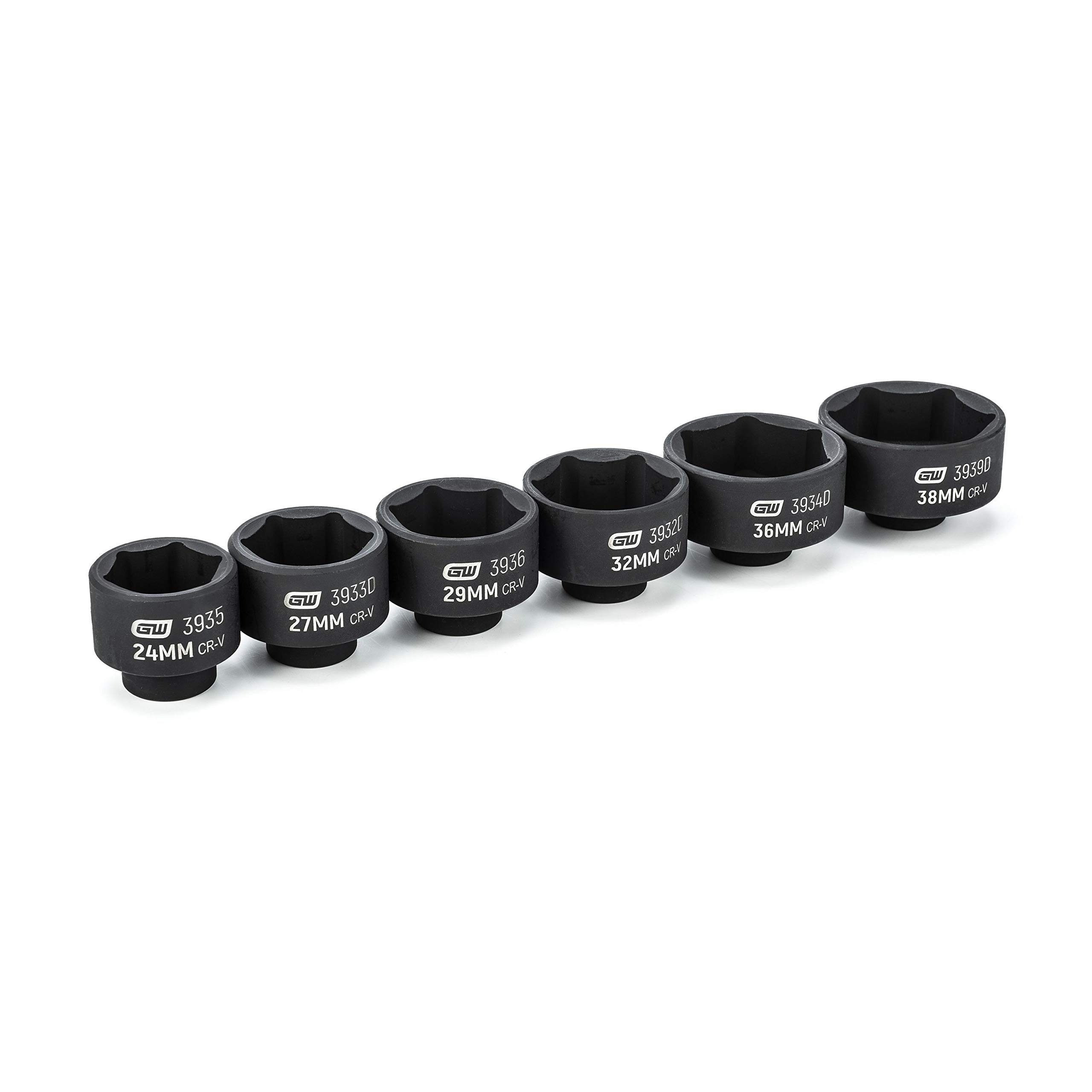 gearwrench-41890-6-piece-oil-canister-socket-set-service-kit-black-oxide-finish image 1