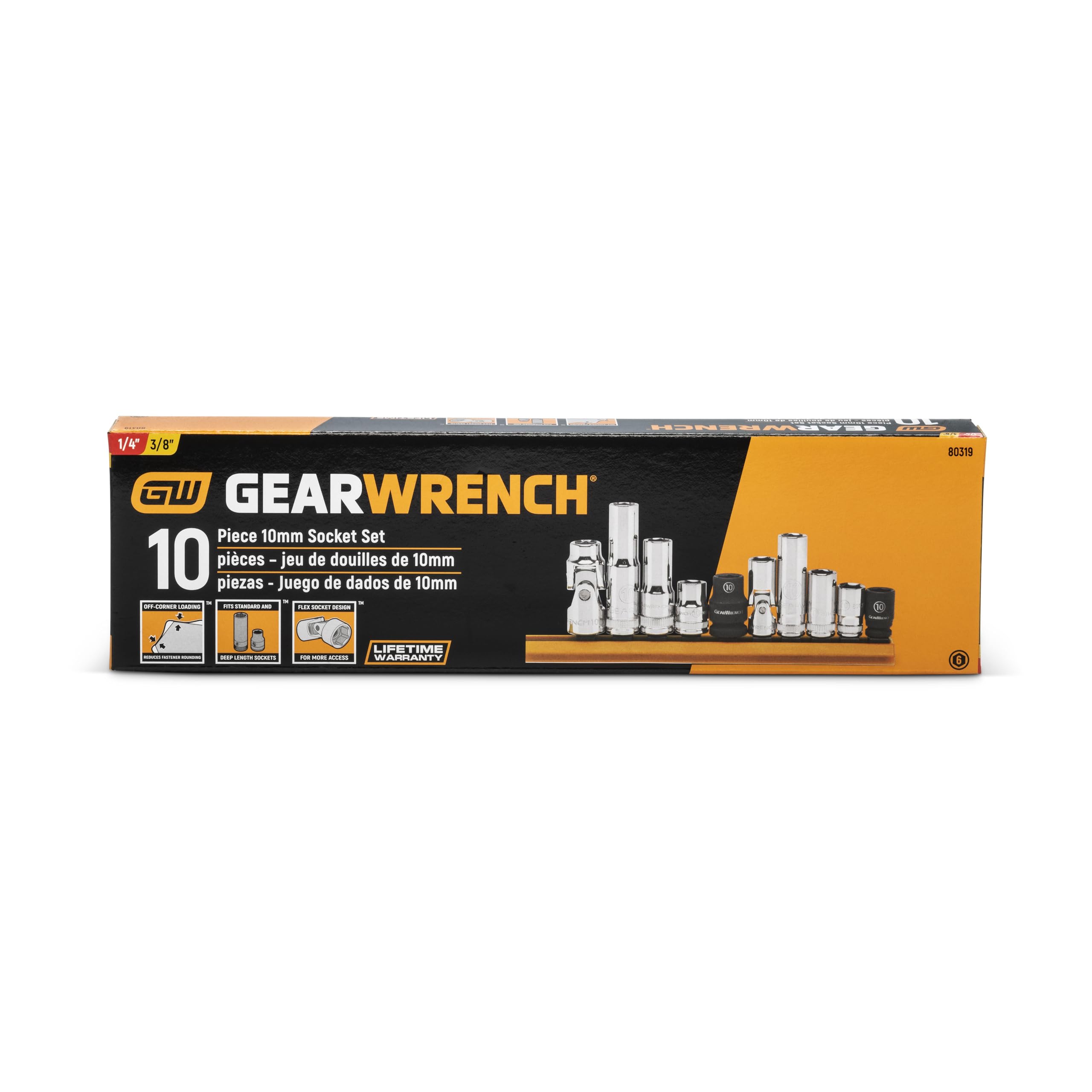 gearwrench-80319-10-pc-1-4-3-8-drive-6-pt-single-size-10mm-socket-set image 6