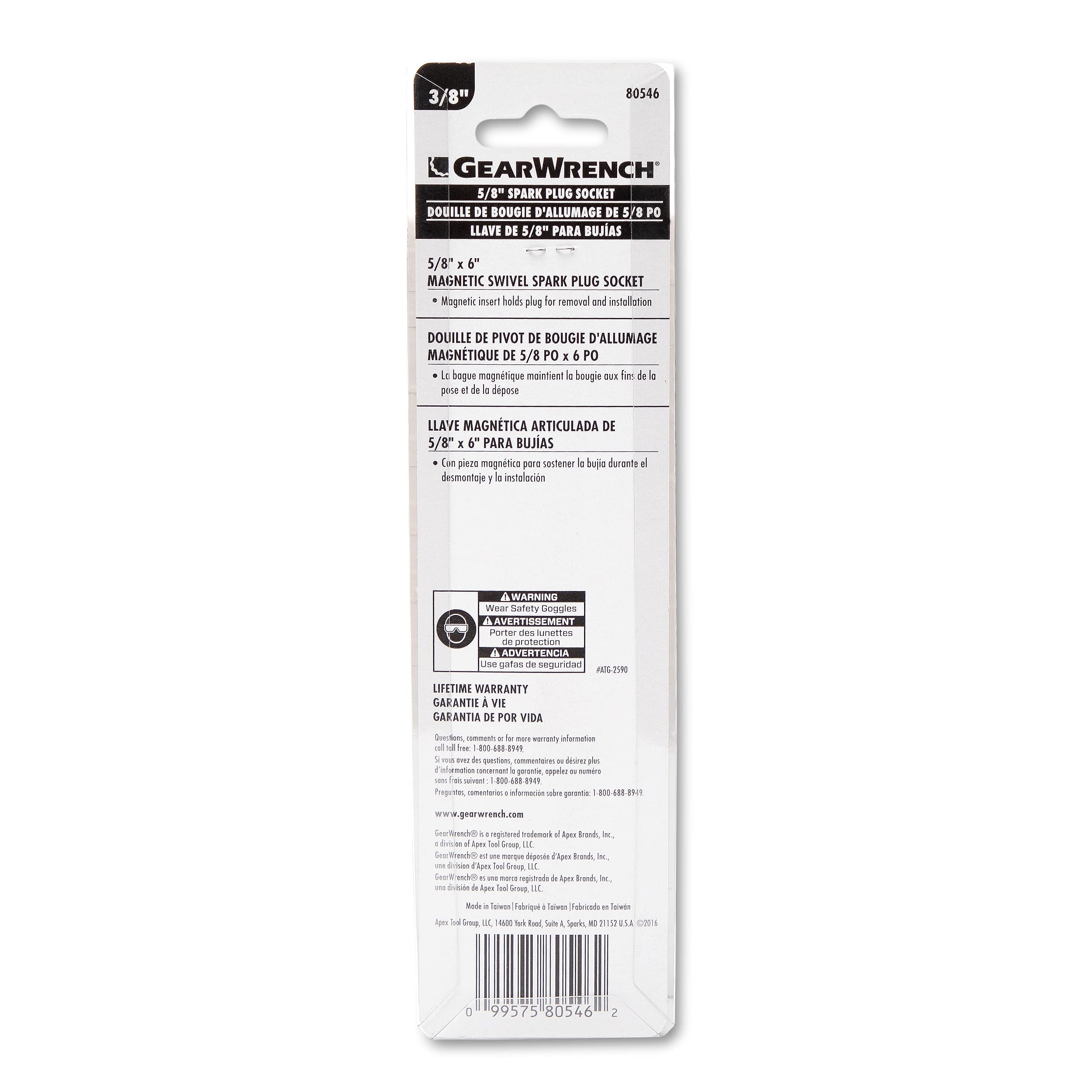 gearwrench-80546-3-8-drive-6-point-5-8-x-6-magnetic-swivel-spark-plug-socket image 8