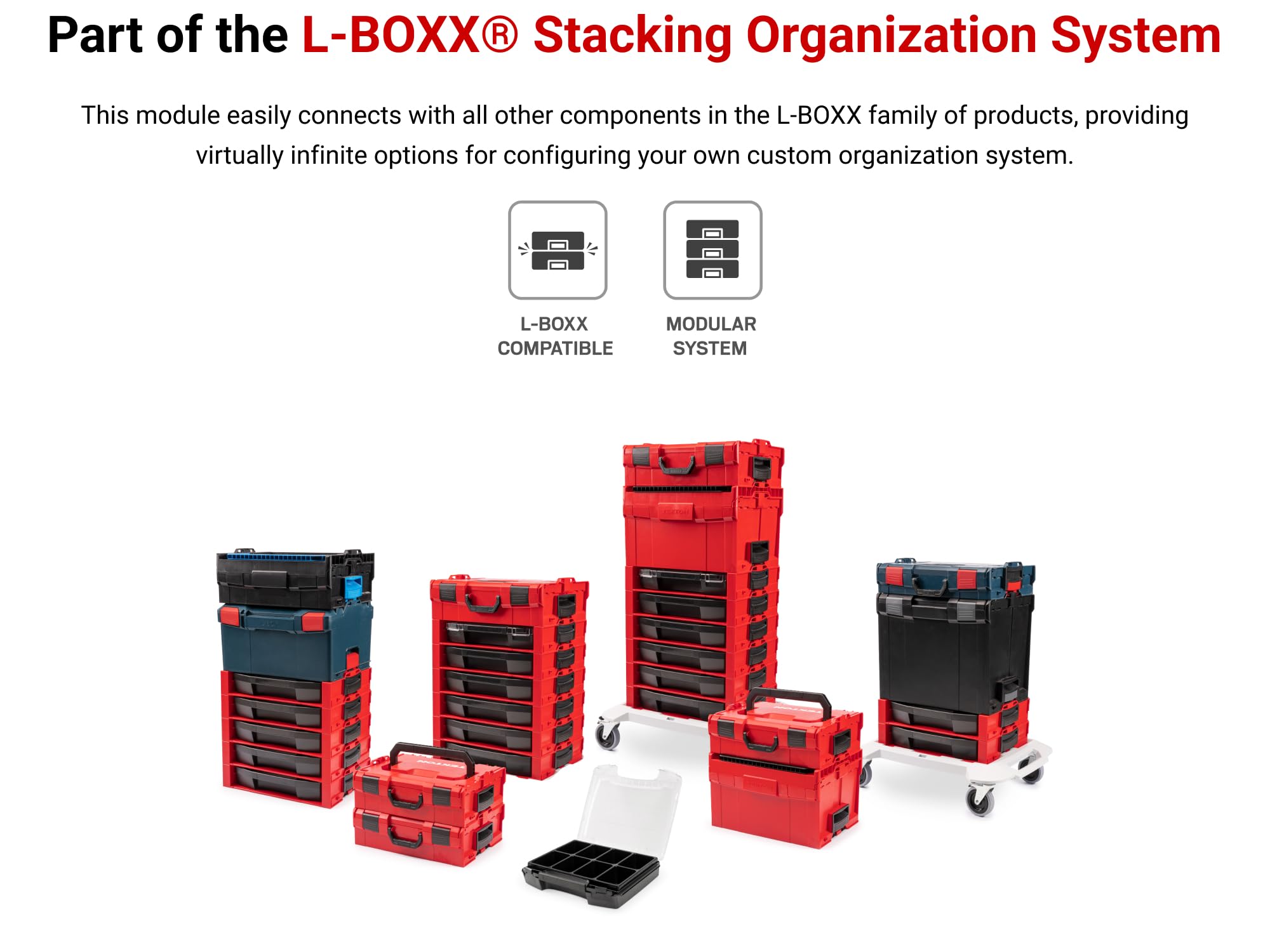 tekton-olb94010-open-top-drawer-ls-tray-and-stacking-drawer-rack-l-boxx-system image 4