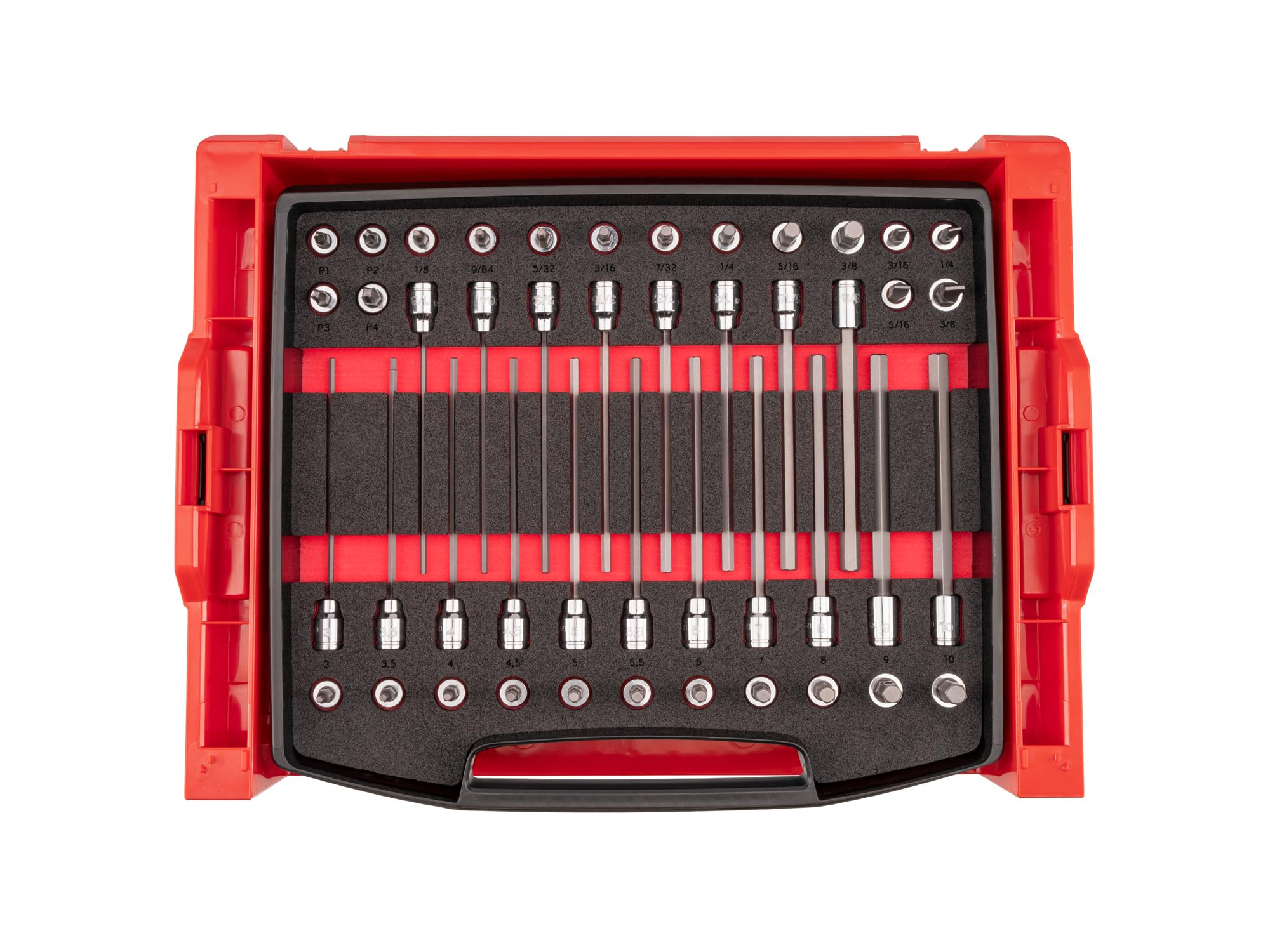 tekton-shb91708-3-8-inch-drive-standard-and-long-bit-socket-set-with-open-top-dr image 1