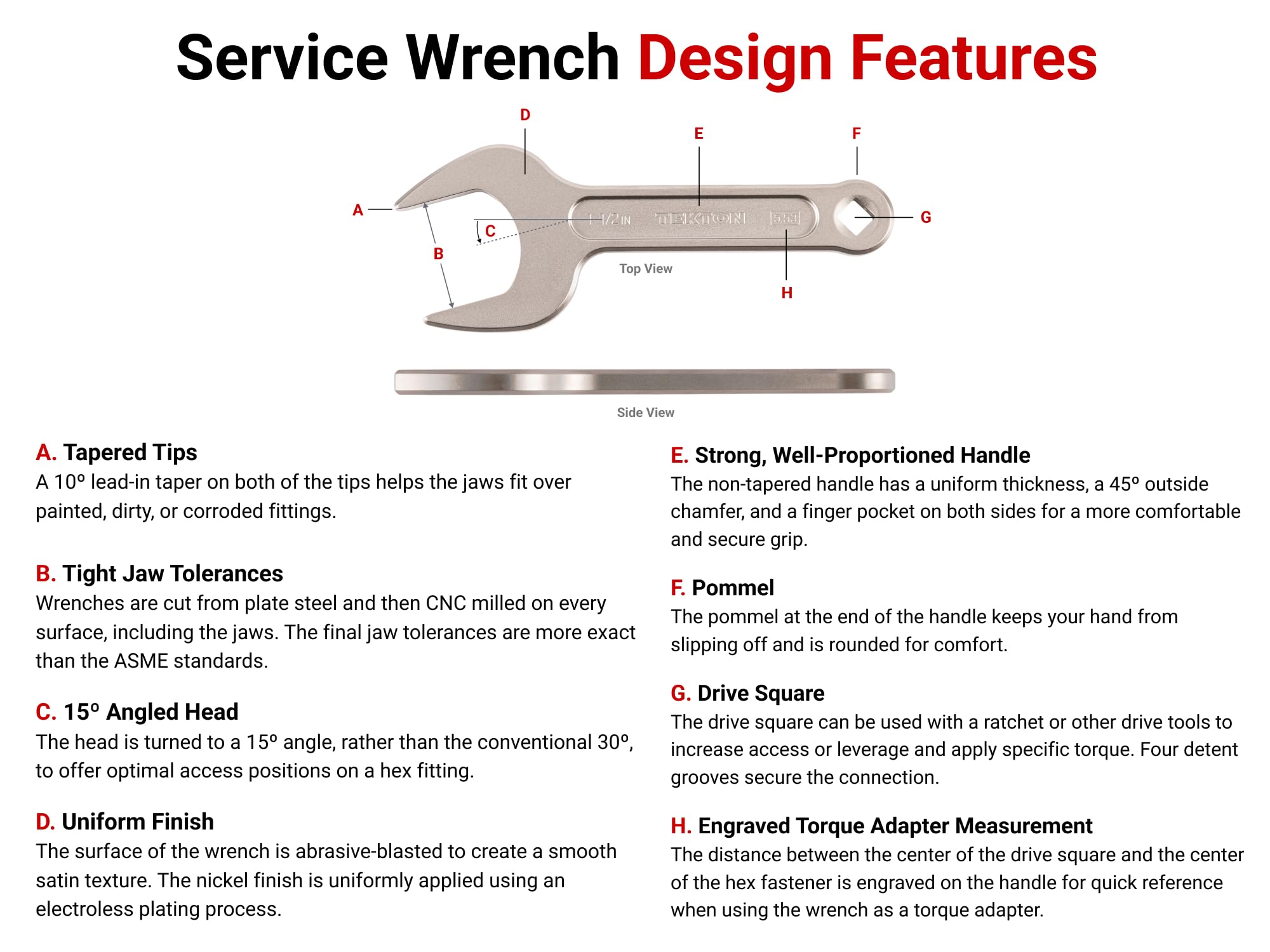 tekton-wse95100-service-wrench-set-15-piece-short-handled-open-end-access-wrench image 5