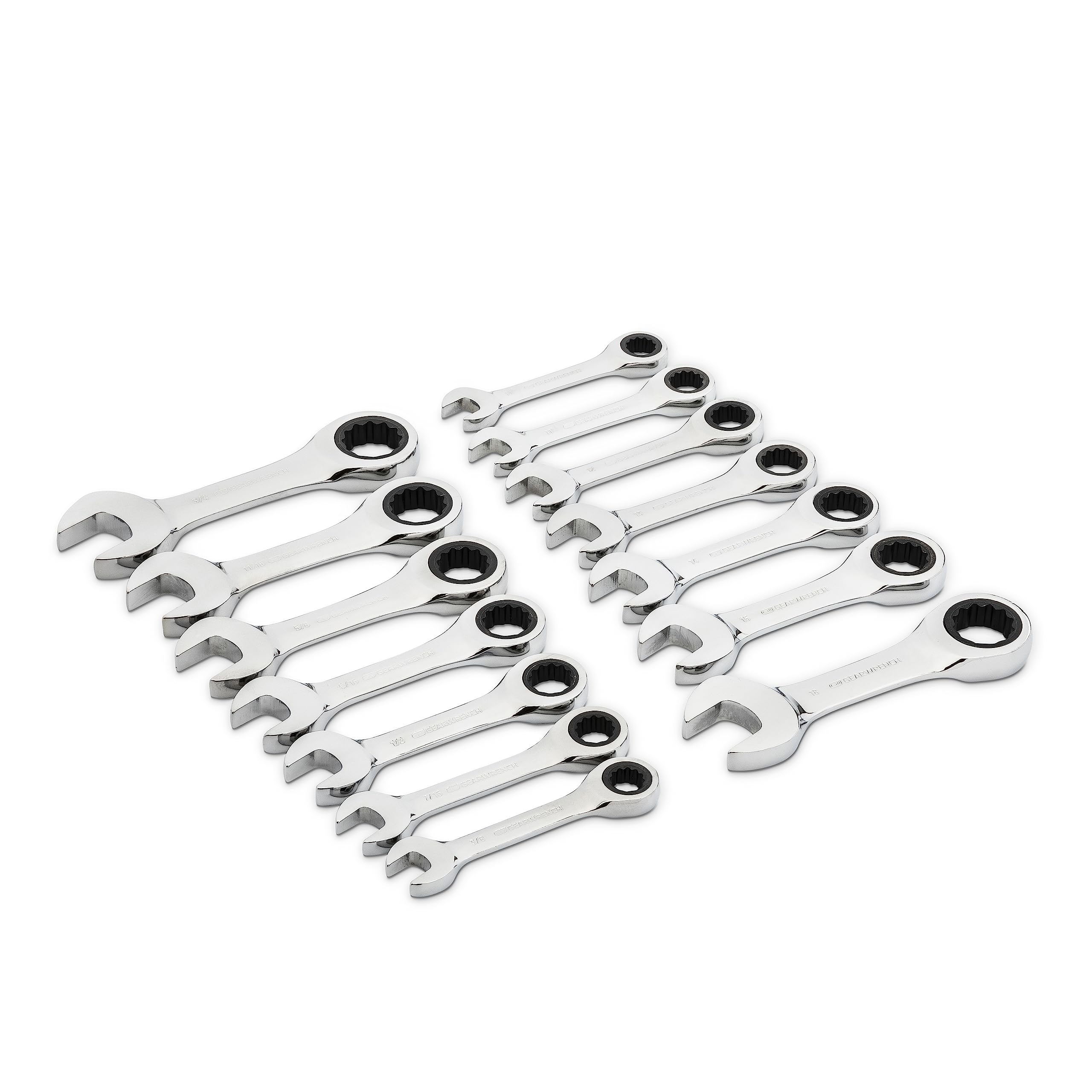 gearwrench-85206-14-pc-12-point-stubby-ratcheting-combination-wrench-set-sae-met image 2