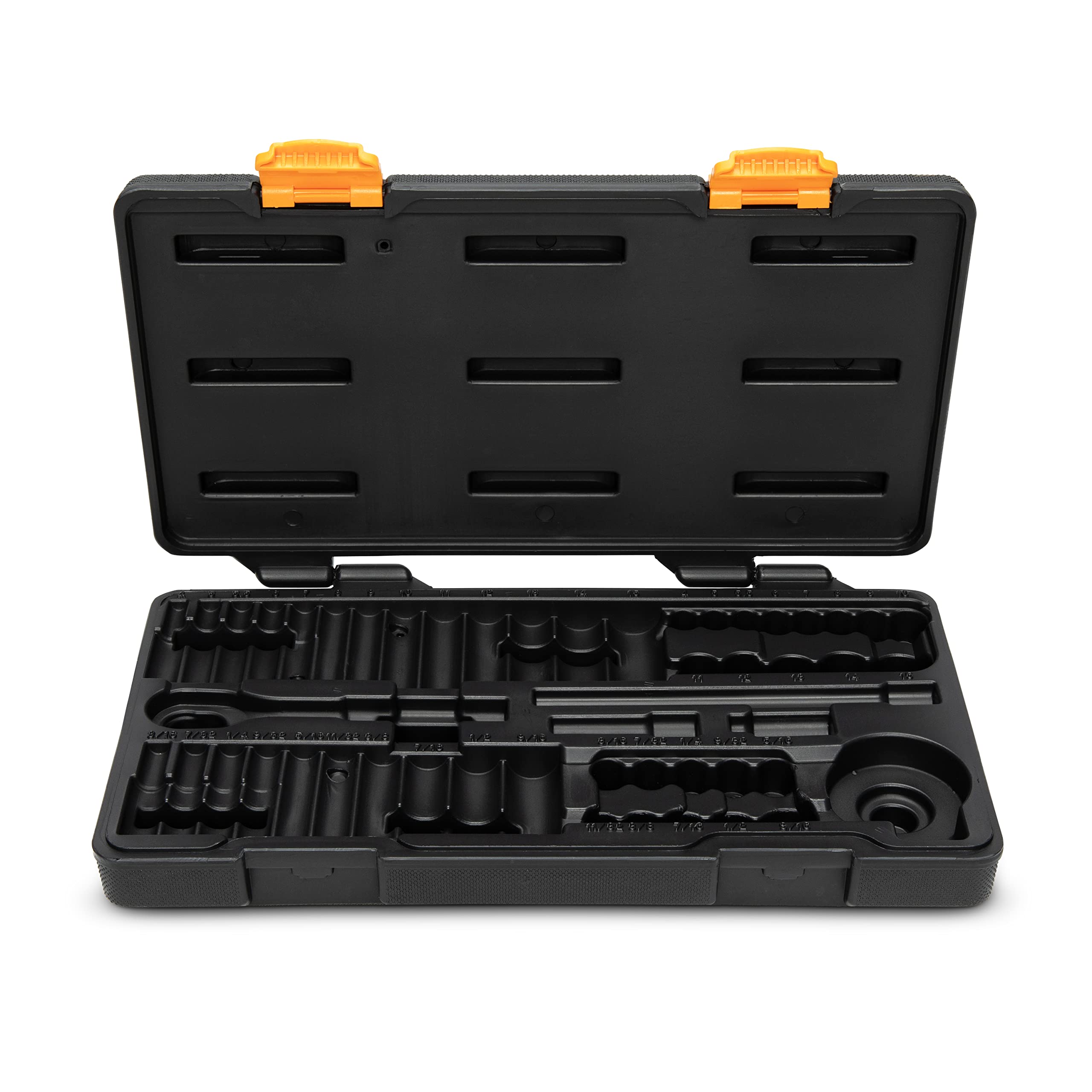gearwrench-80300p-51-pc-1-4-drive-6-pt-120xp-mechanics-tool-set-standard-deep-sa image 7