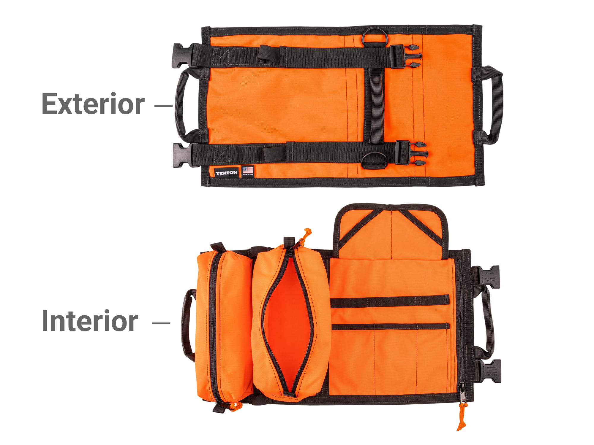 tekton-mtr2-mini-tool-roll-high-vis-orange-otr00003-made-in-usa image 2