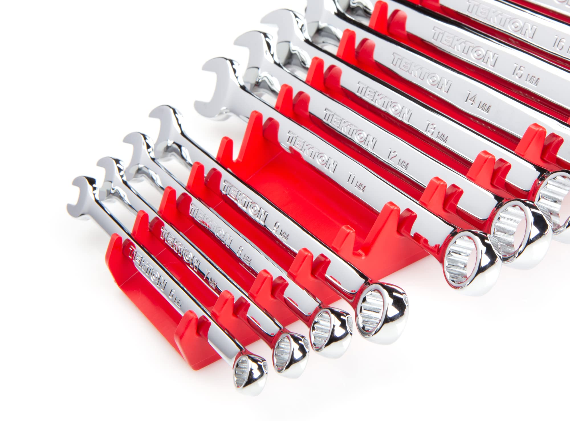tekton-19-tool-combination-wrench-organizer-rack-red-org29219-made-in-usa image 5